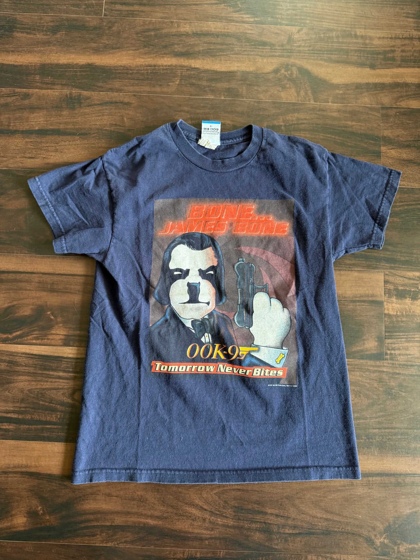 Vintage Big Dogs James Bone 00K9 T-Shirt- S