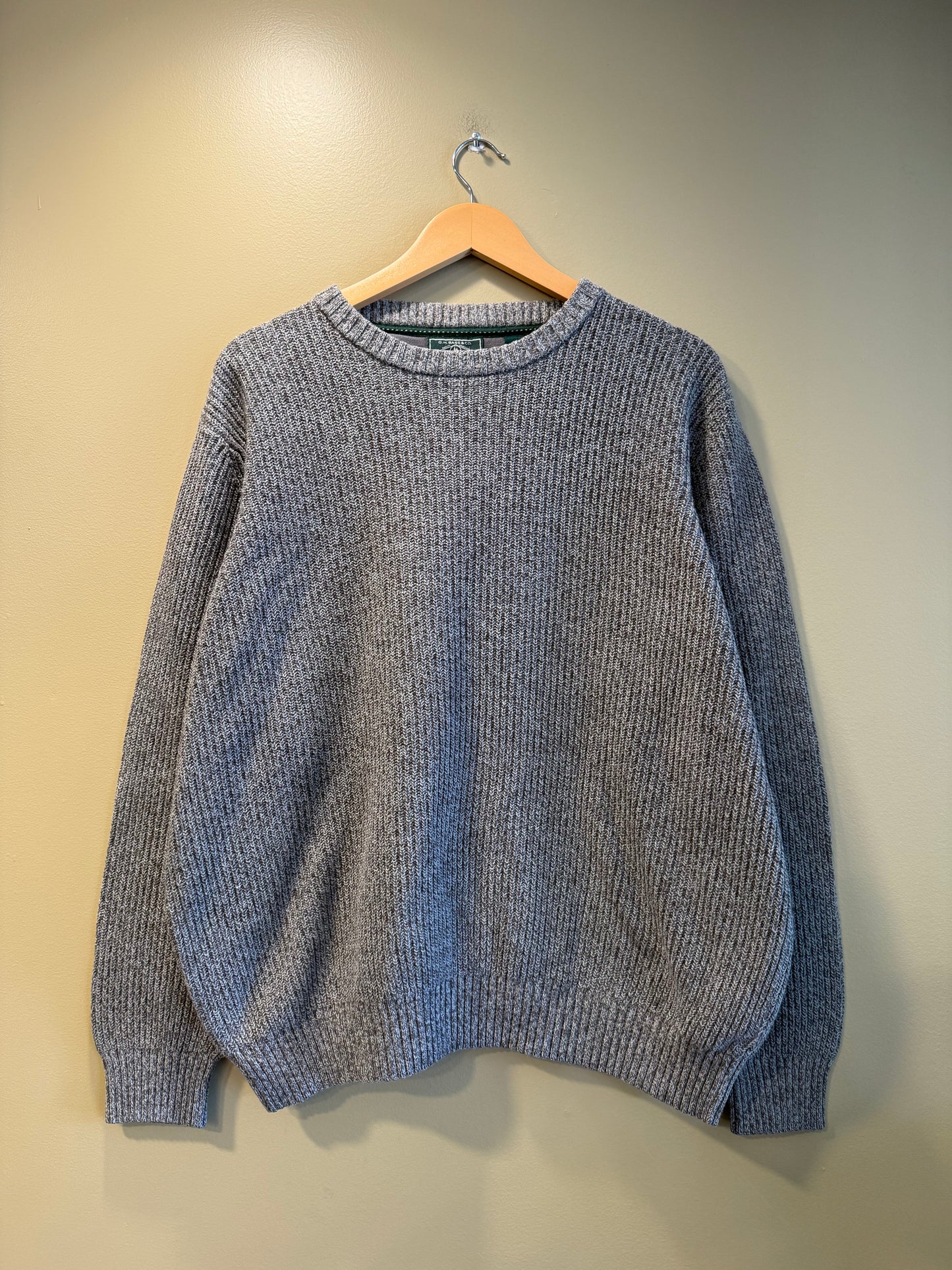 Vintage GH Bass & Co Beige Knit Sweater- L