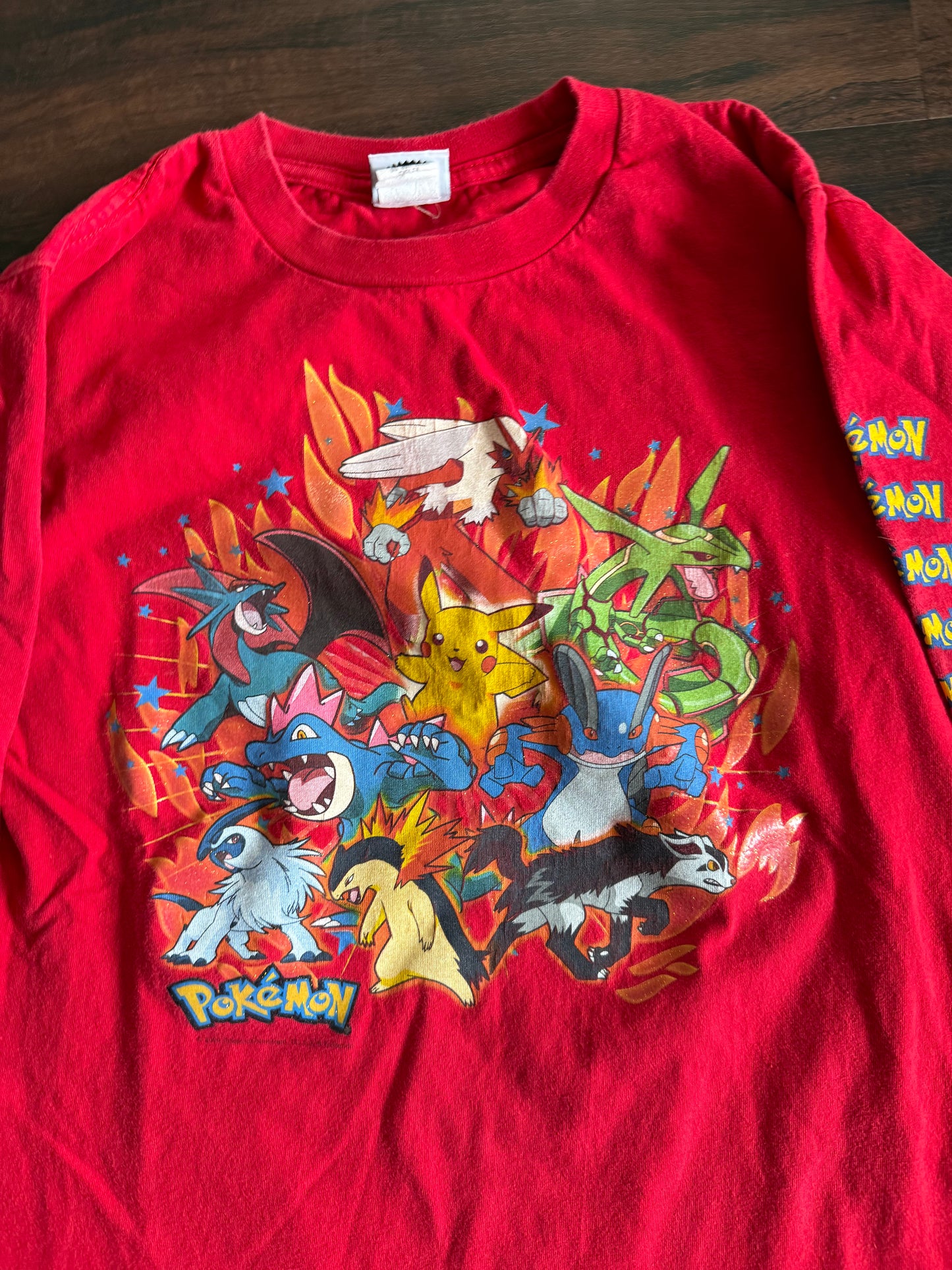 Vintage Pokémon Red Long Sleeve T-Shirt- XS