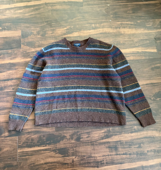 Vintage Dockers Wool Striped Multi-Color Sweater- XL