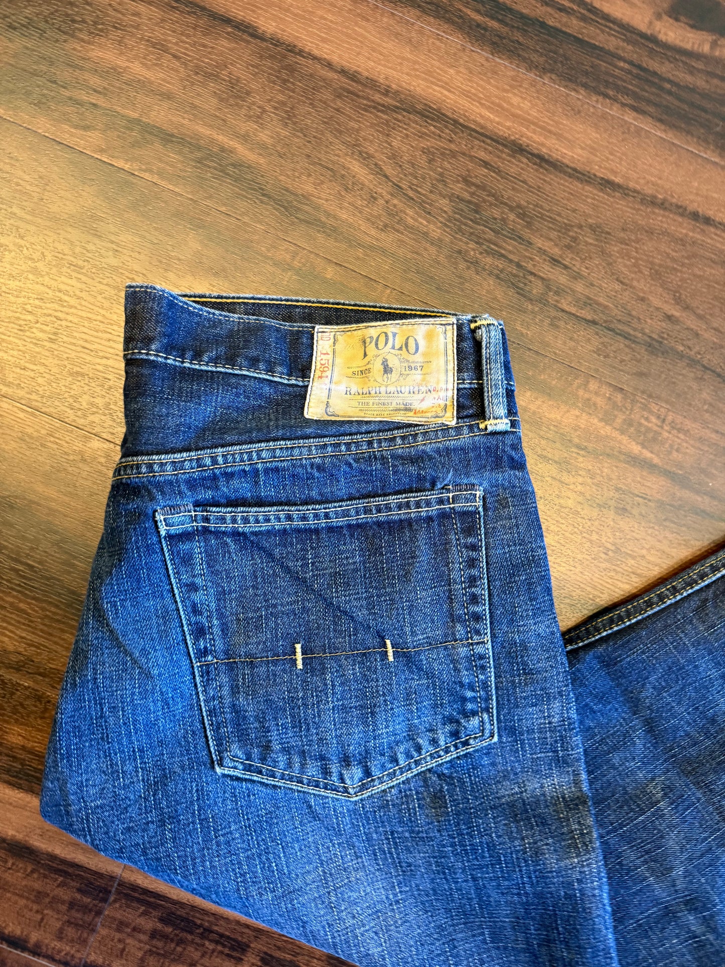 Vintage Polo Ralph Lauren Dark Wash Jeans- 34x30