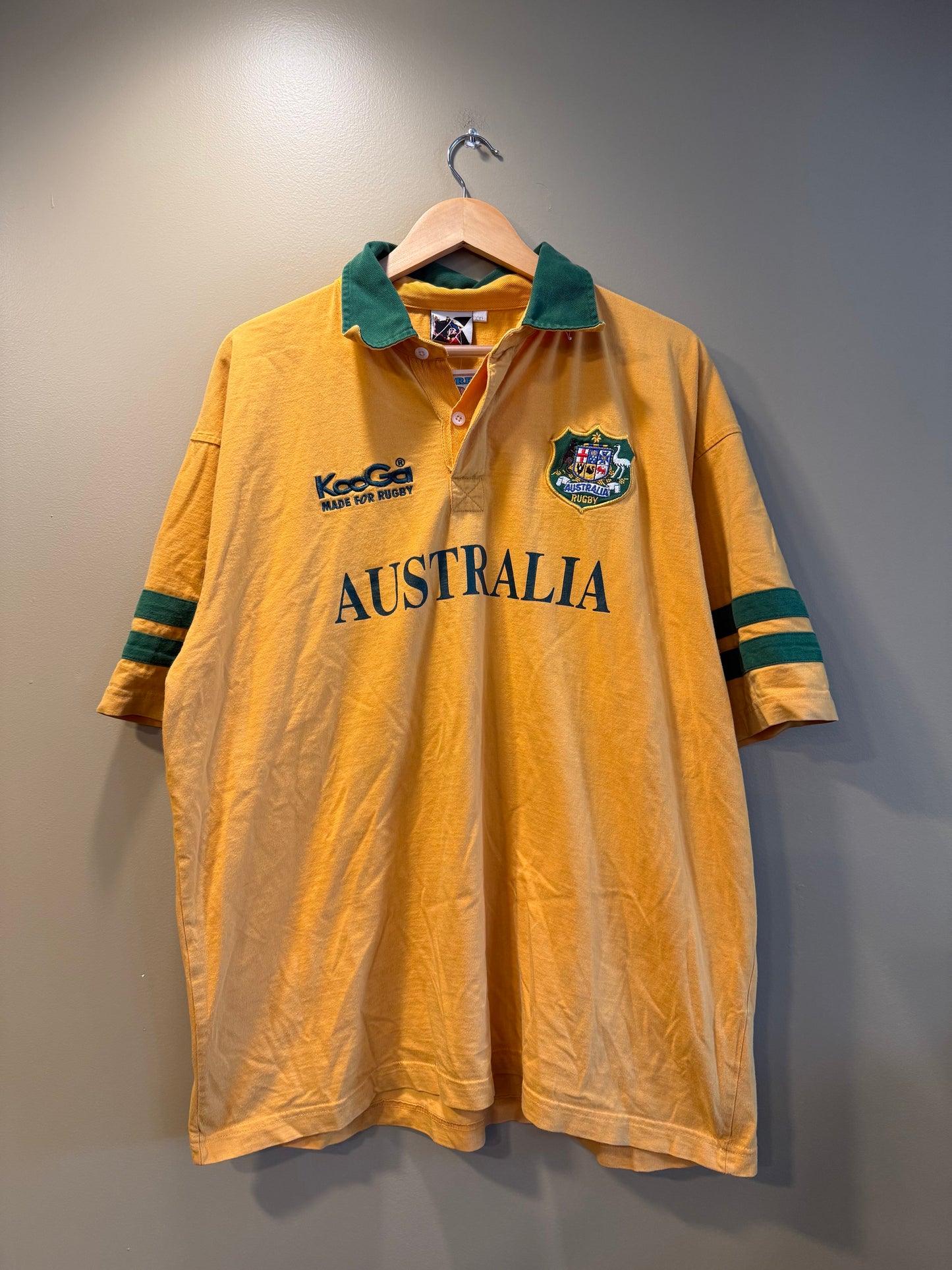 Vintage Australia Rugby Polo Shirt- XL