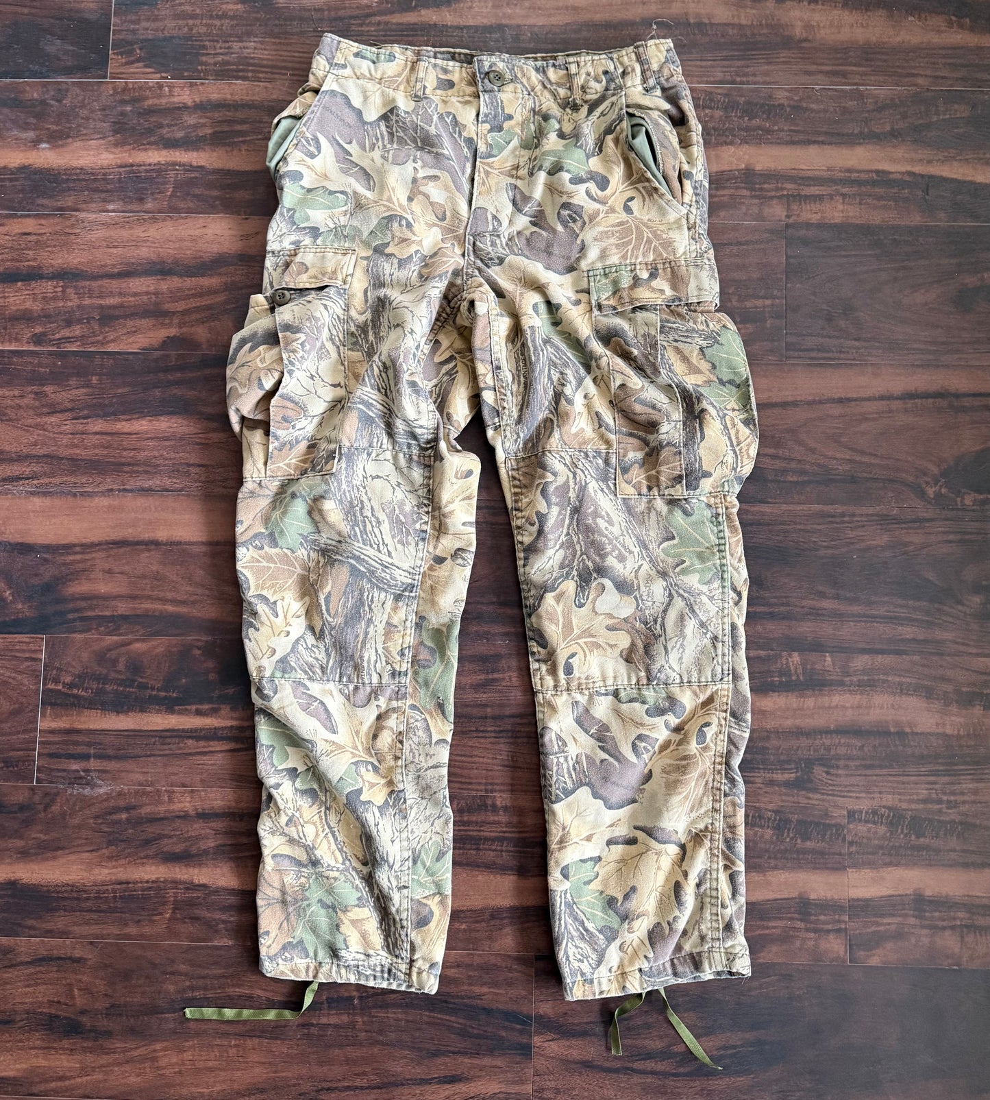 Vintage Tree Camouflage Cargo Military Pants- 30x30