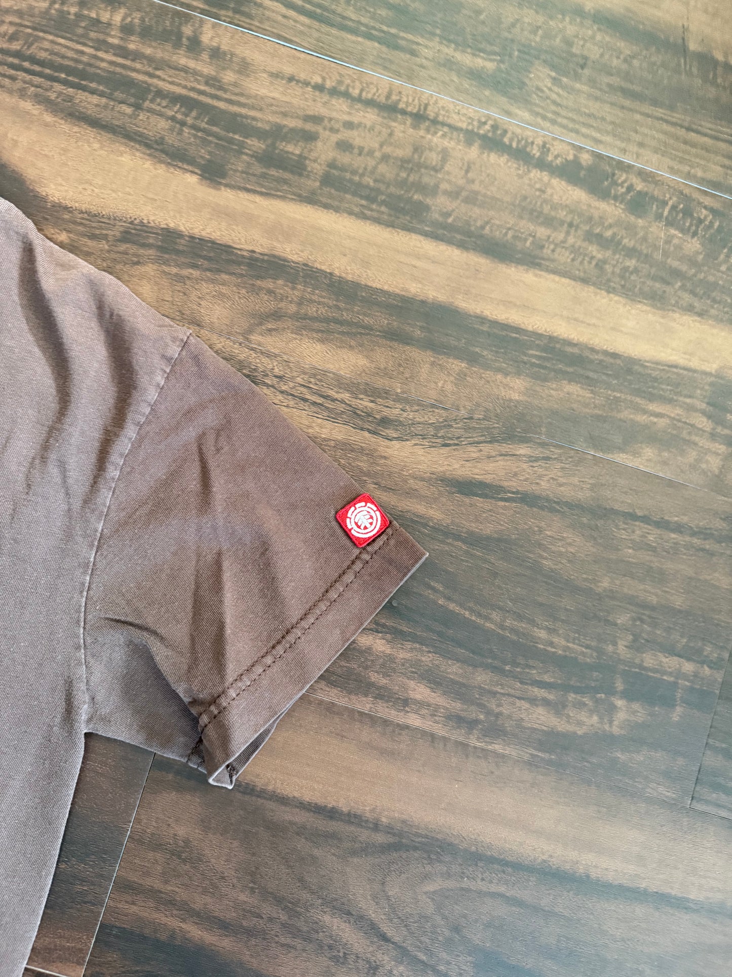 Vintage Element Skateboards Brown Baby Tee T-Shirt- XS