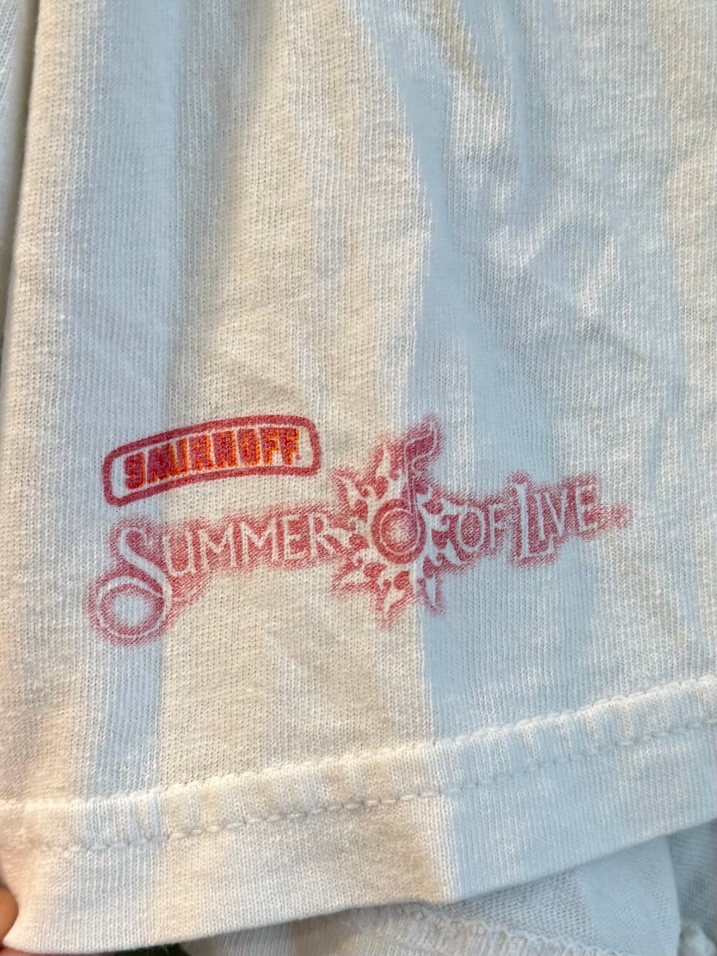 Vintage Smirnoff Summer Of Live Music Note T-Shirt- L