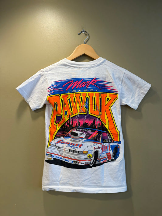 Vintage Mark Pawuk Cowboy Racing Baby Tee T-Shirt- S