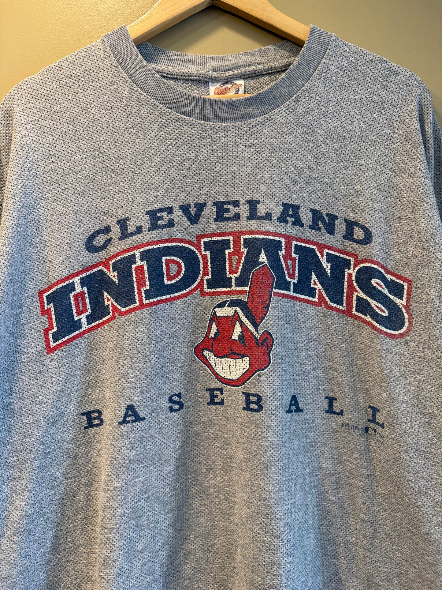 Vintage Cleveland Indians Gray Jersey T-Shirt- XL
