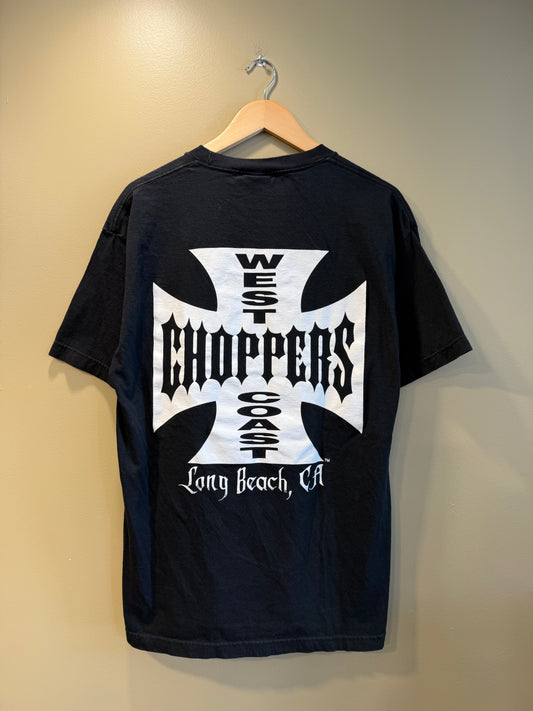 Vintage West Coast Choppers Black Emblem T-Shirt- L