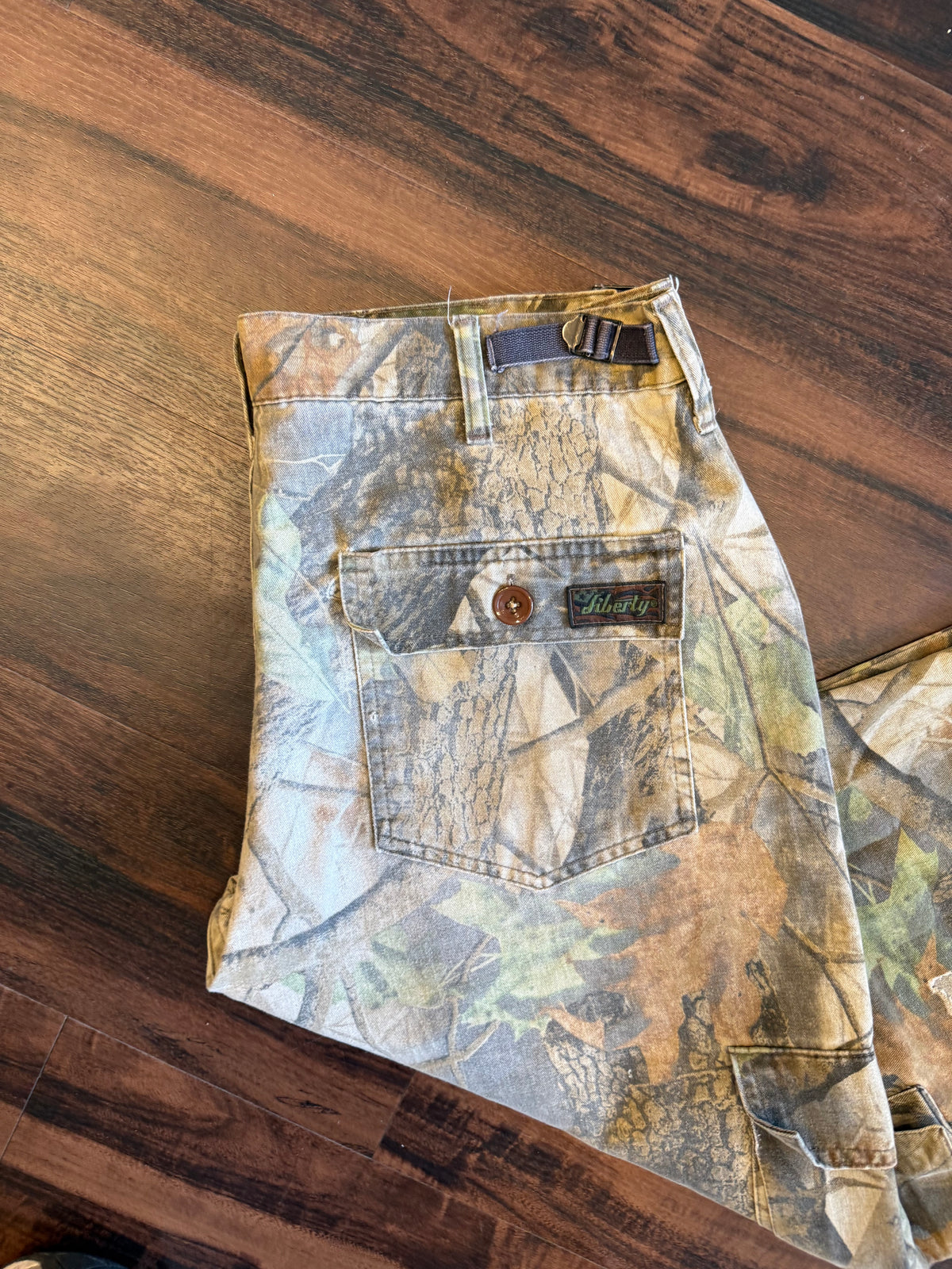 Vintage Liberty RealTree Hardwoods Camo Baggy Cargo Pants- 34x33