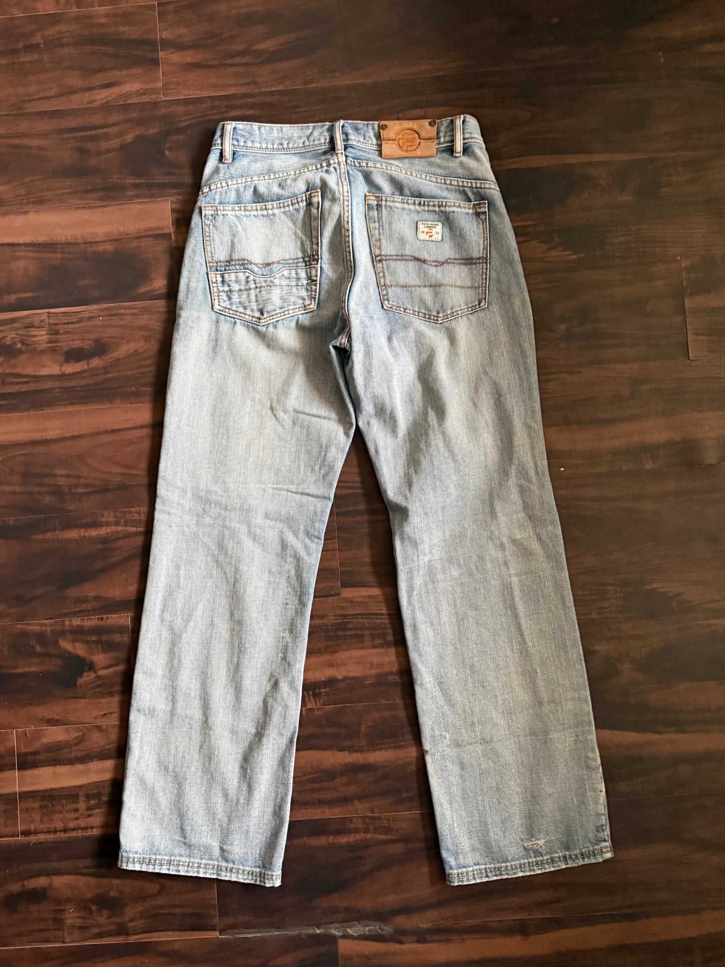 Vintage Y2K PePe Jeans London Light Wash Streetwear Denim Jeans- 32x34