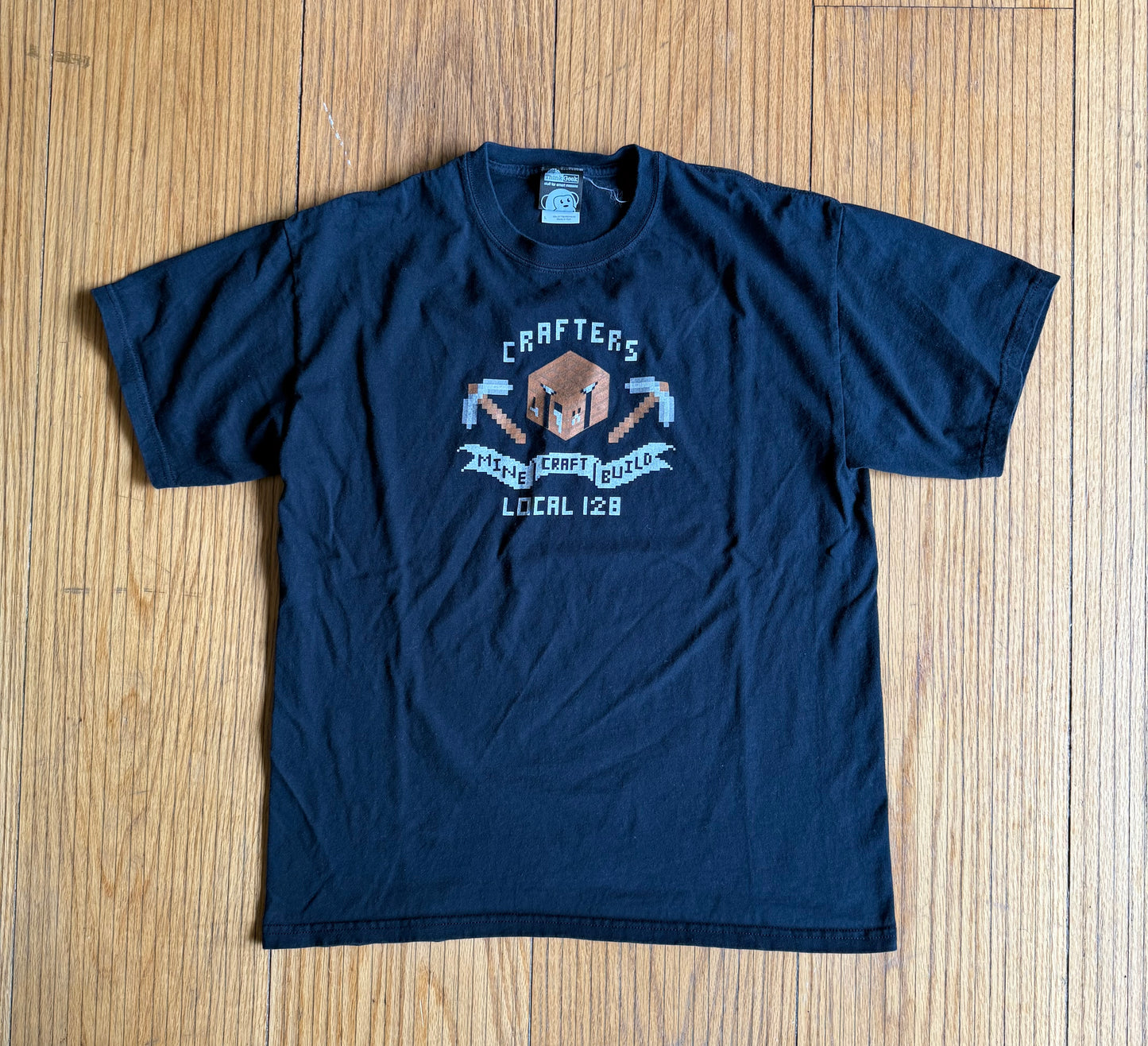 Minecraft Crafters Union Parody T-Shirt- L