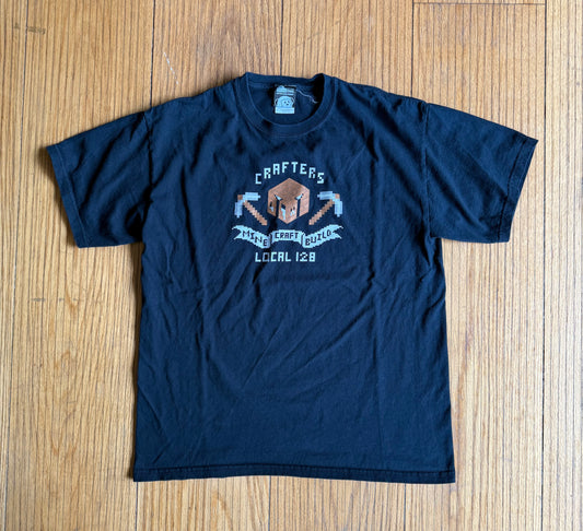 Minecraft Crafters Union Parody T-Shirt- L