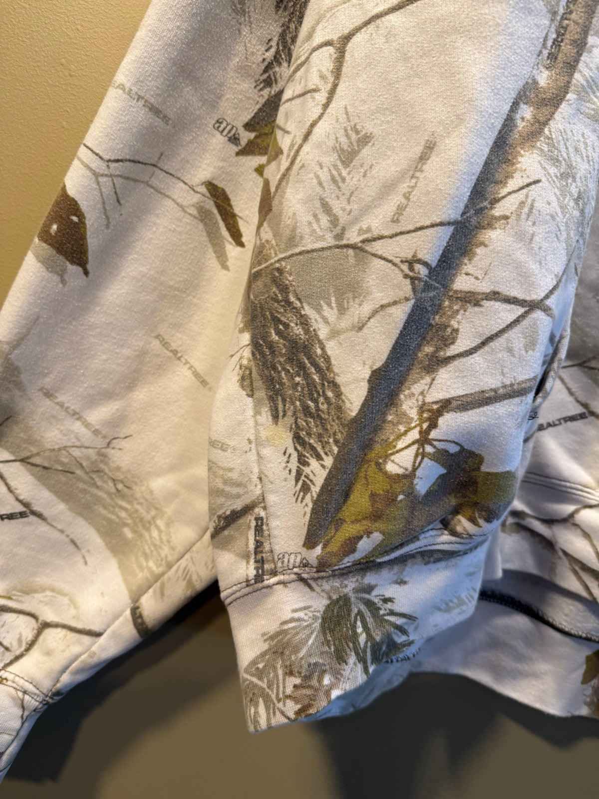 Vintage Iowa Wild NHL Hockey Snow Camo Hoodie Sweatshirt- XXL