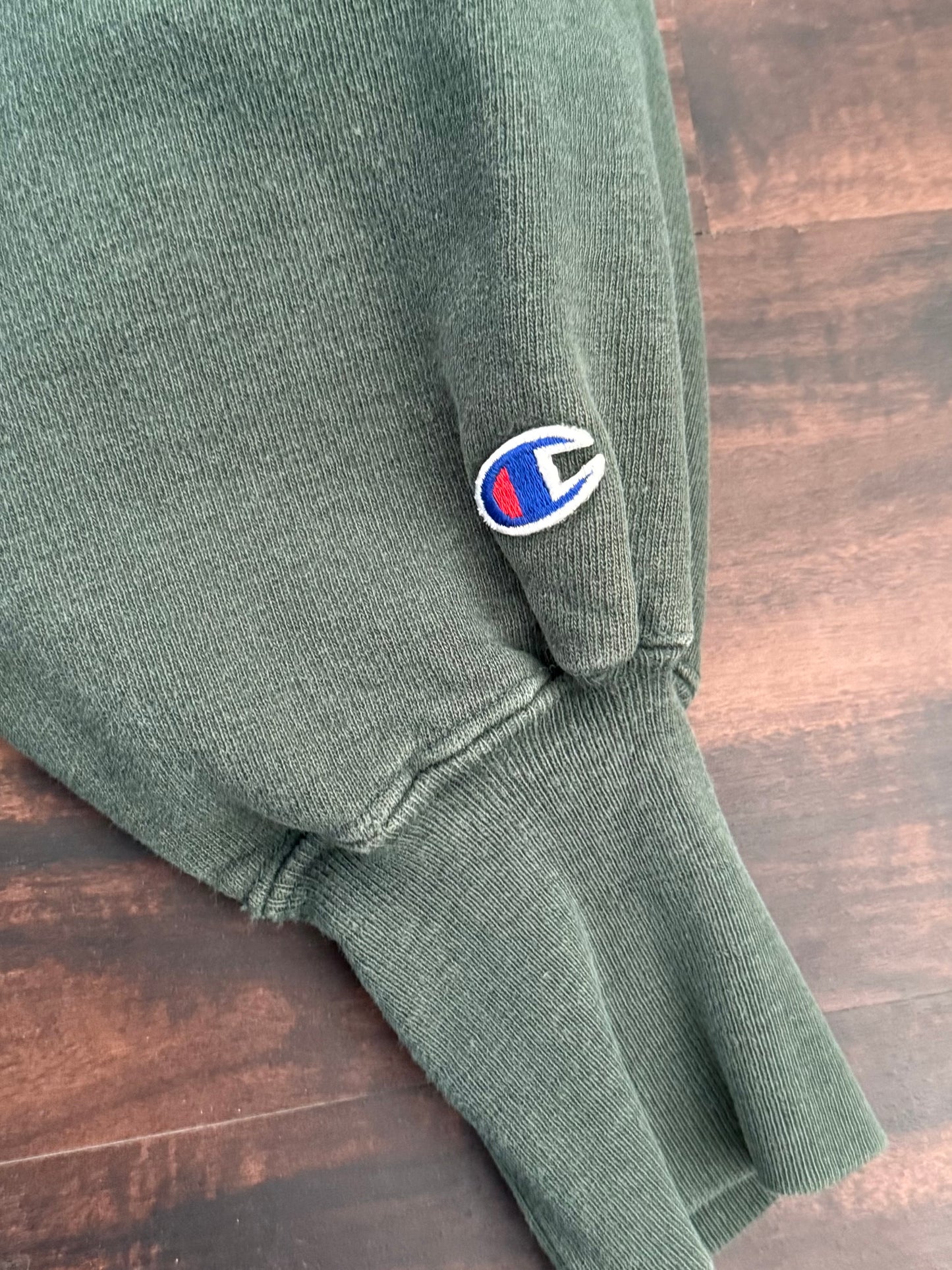 Vintage Champion Reverse Weave Newport Rowing Green Crewneck Sweatshirt- L