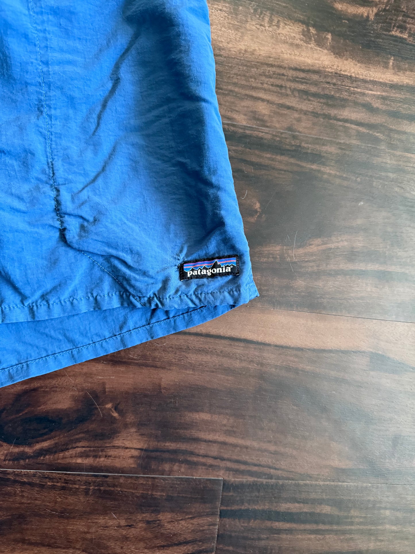 Patagonia Blue Nylon Athletic Shorts- 32