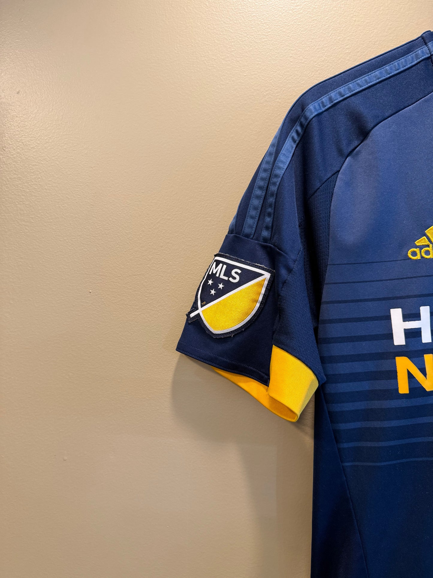 Vintage Los Angeles Galaxy MLS Dark Gray Soccer Jersey- M