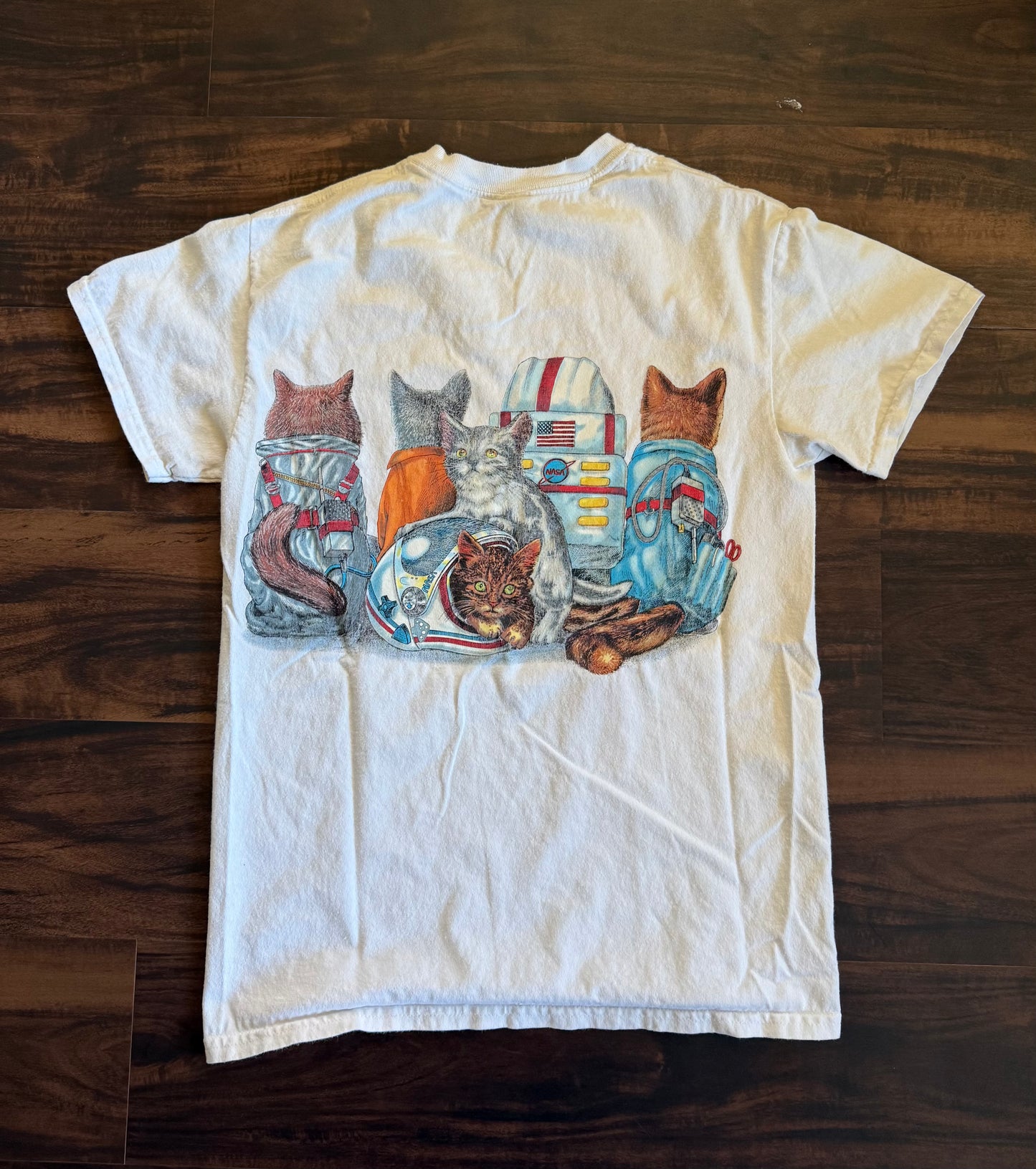 Vintage Kennedy Space Center Cats T-Shirt- S