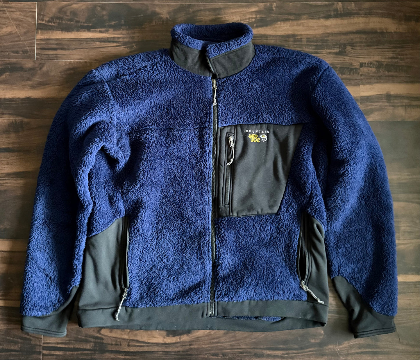 Vintage Mountain Hardwear Blue Fleece Jacket- XL