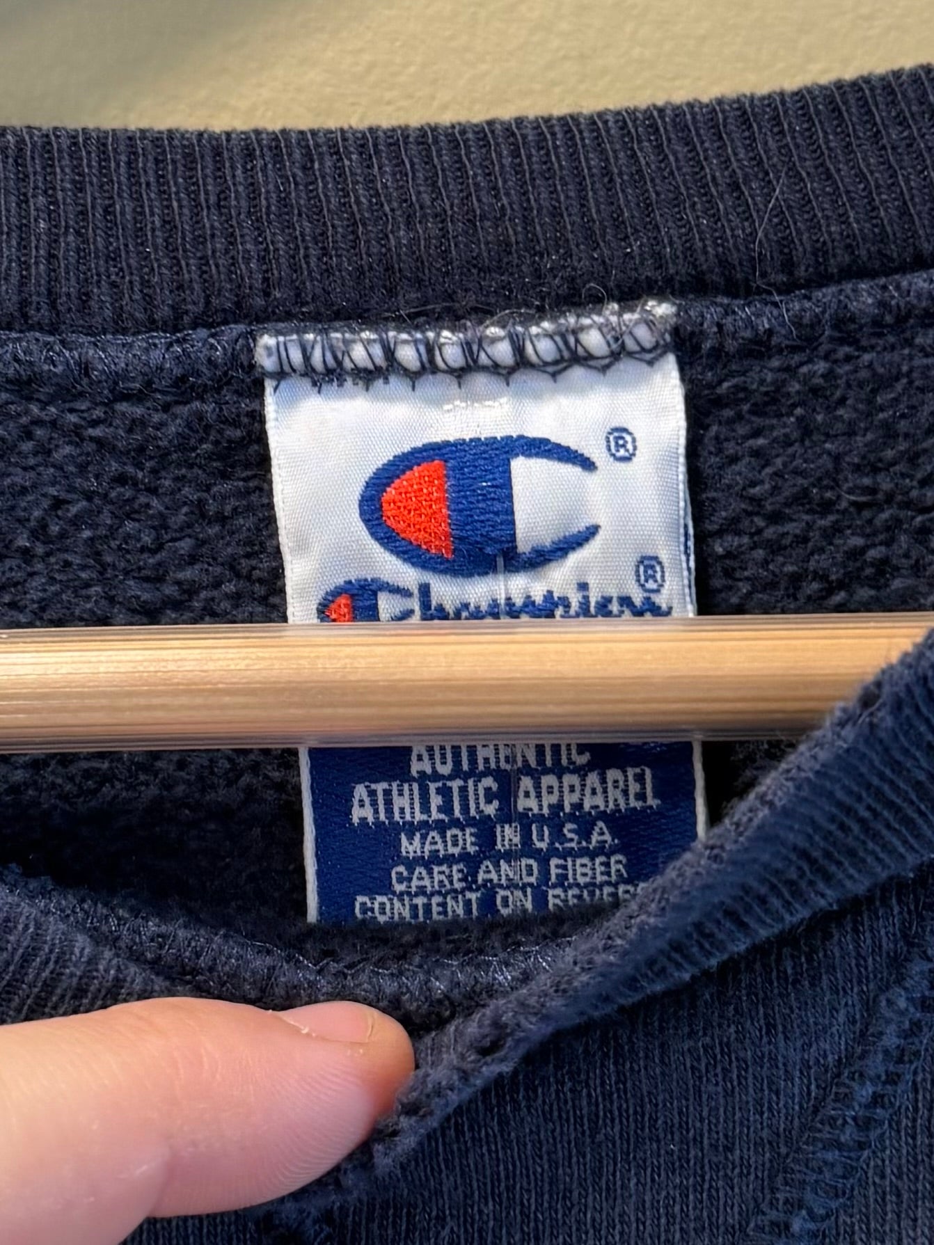 Vintage Champion Dallas Cowboys Navy Blue NFL Sweatshirt- XXL