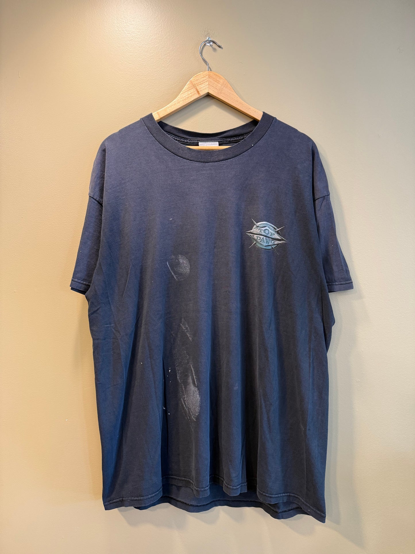 Vintage Top Dawg Streetwear Distressed Fire Hydrant T-Shirt- XL