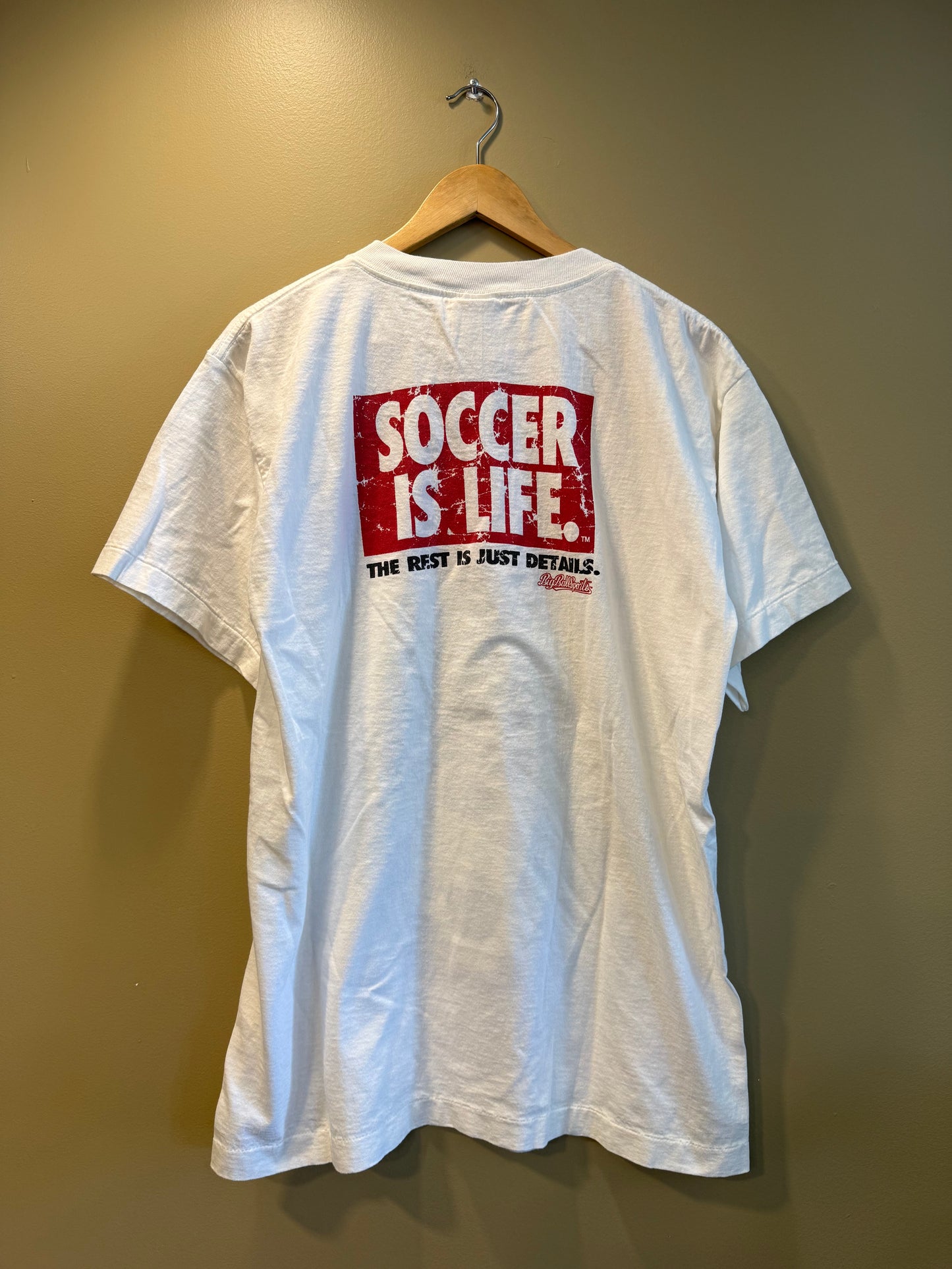 Vintage Kiss A Soccer Player T-Shirt- L