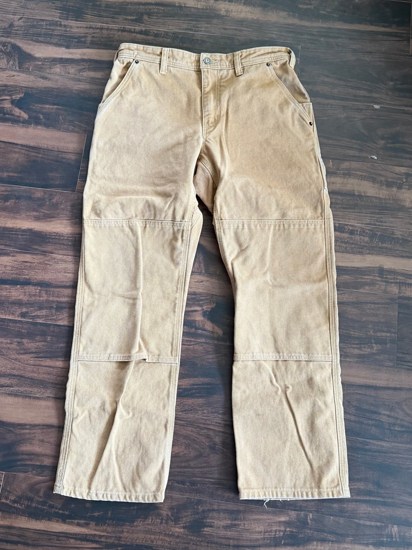 Vintage Patagonia Tan Duck Canvas Workwear Pants- 33x30