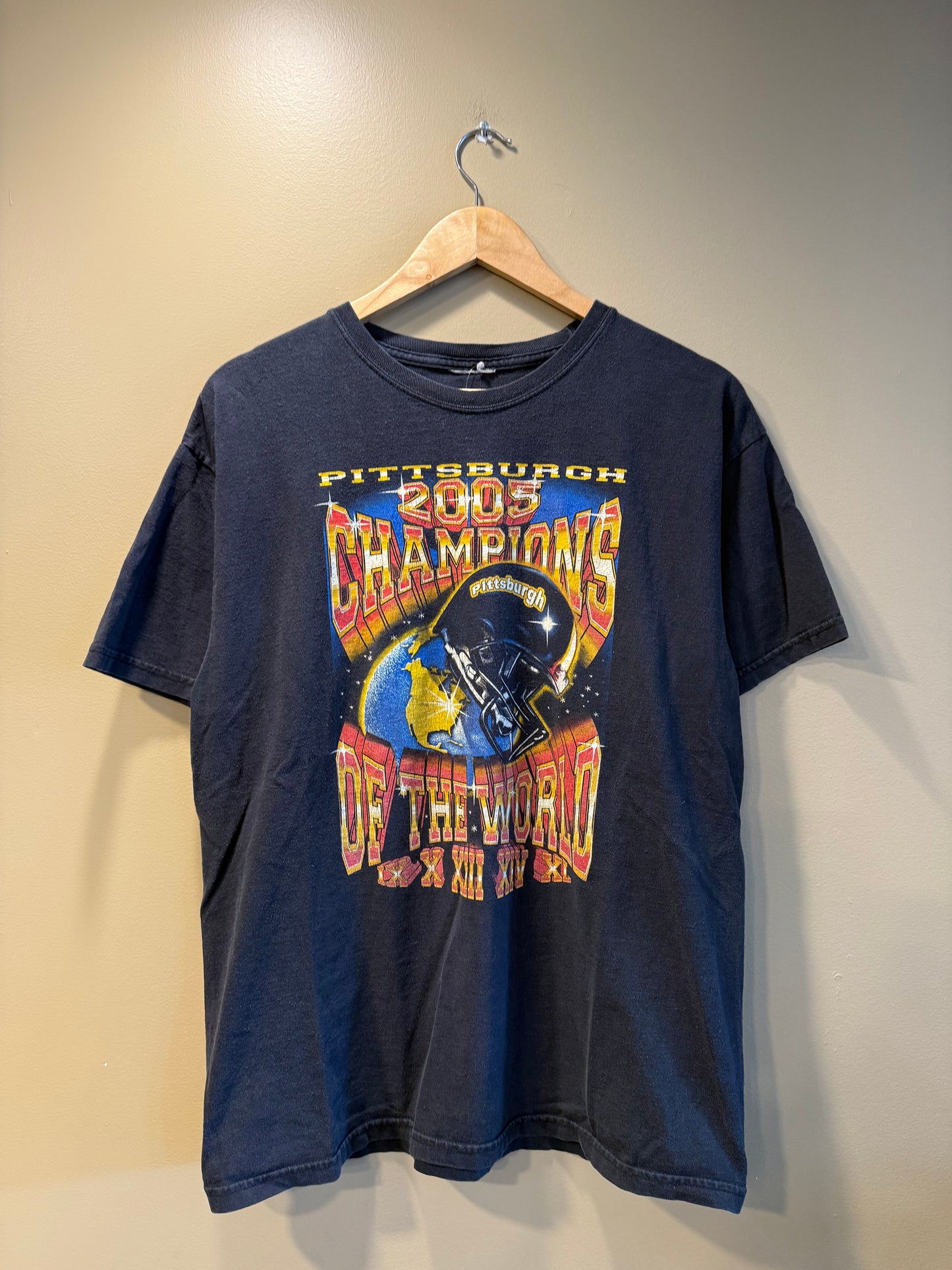 Vintage Pittsburgh Steelers Super Bowl Champions T-Shirt- M