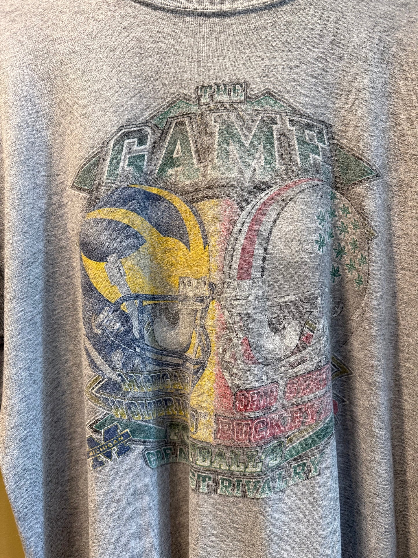 Vintage The Game Ohio State Vs. Michigan T-Shirt- L