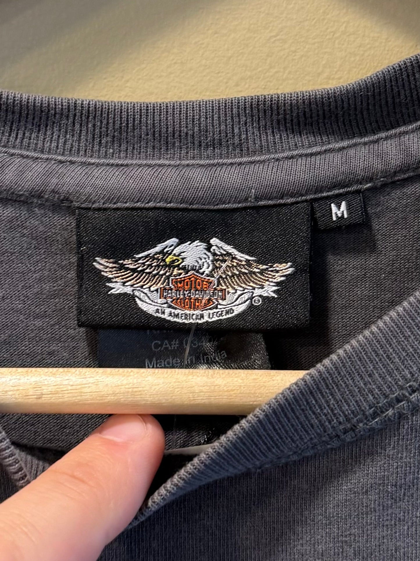 Vintage Harley Davidson Gotchix Embroidered Long Sleeve T-Shirt- M