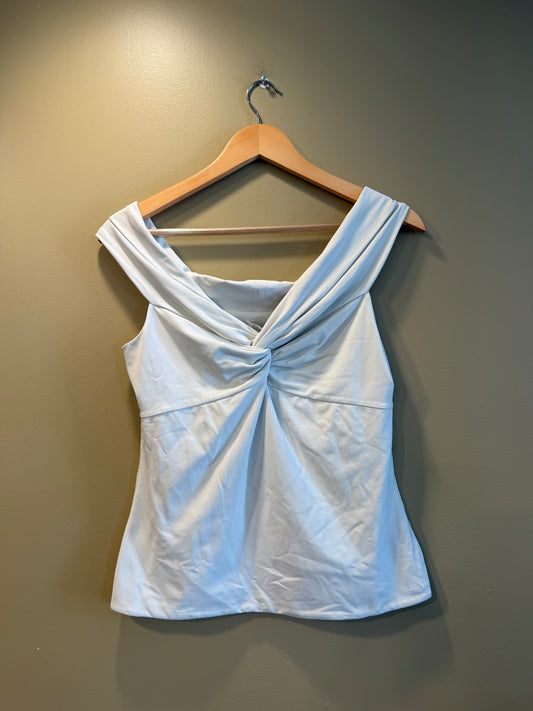 Aritzia Countour White Halter Top- XL