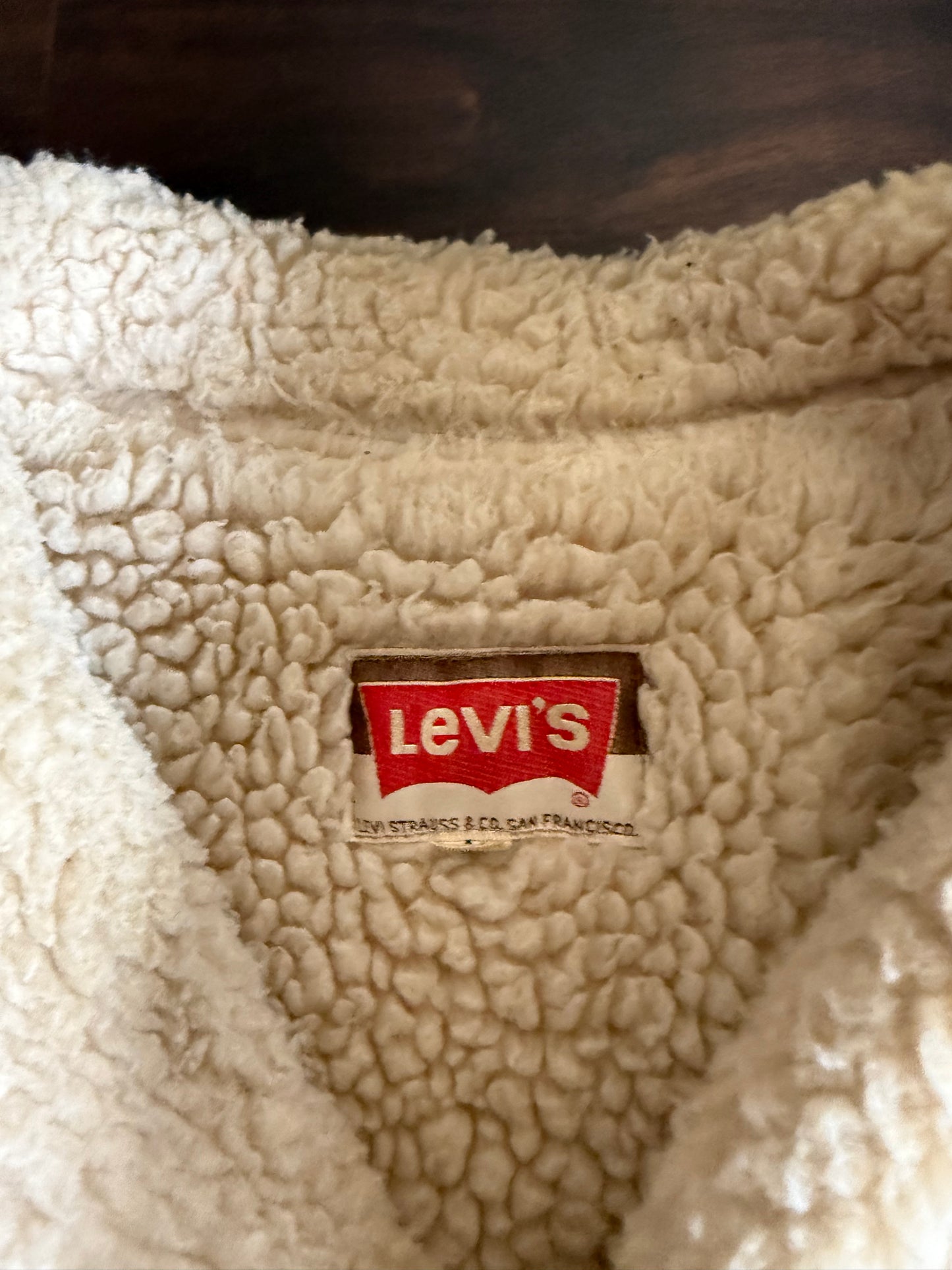 Vintage Levi’s Tan Sherpa Western Coat- M