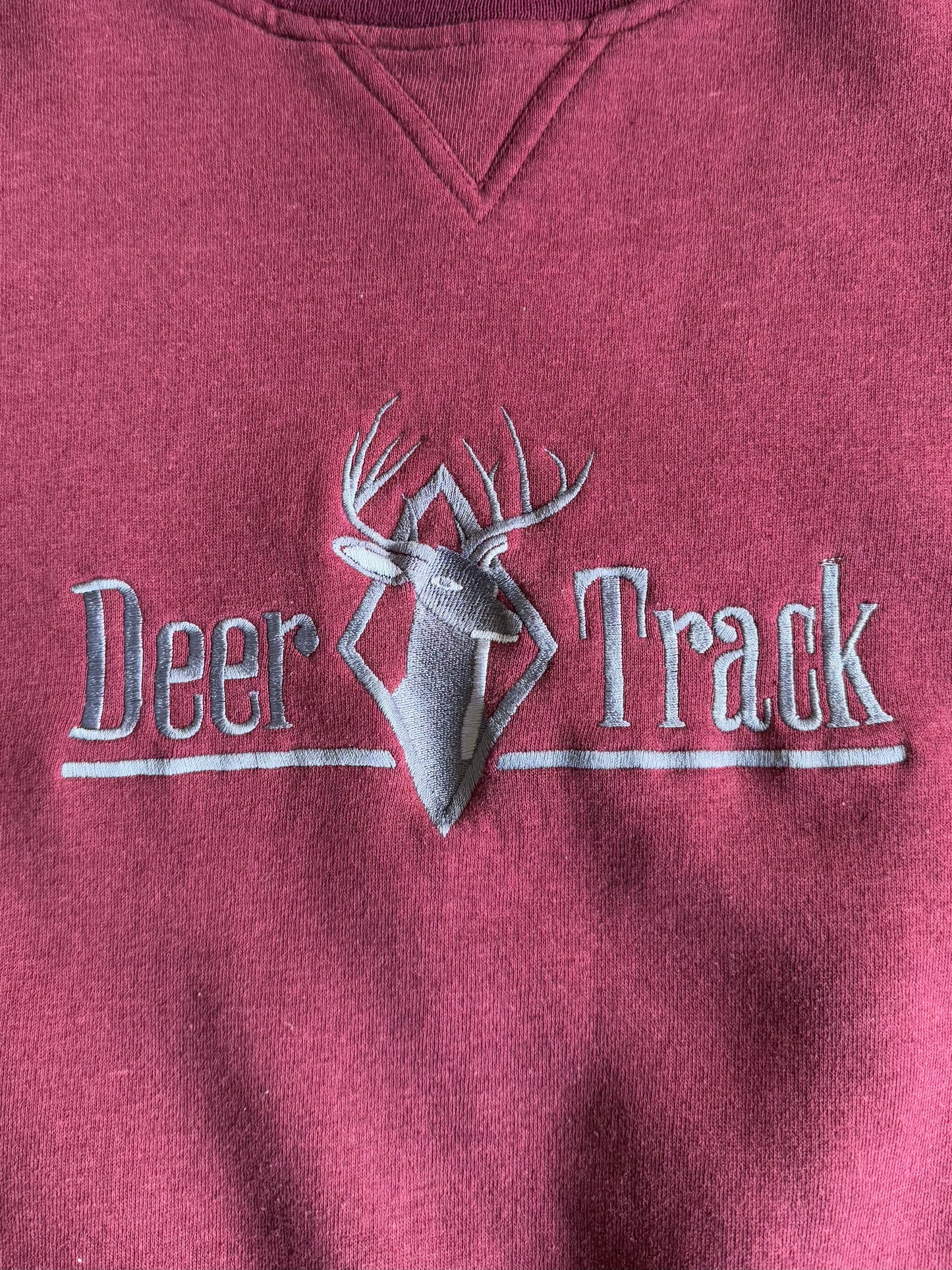 Vintage Deer Track Nature Golf Course Crewneck Sweatshirt- L