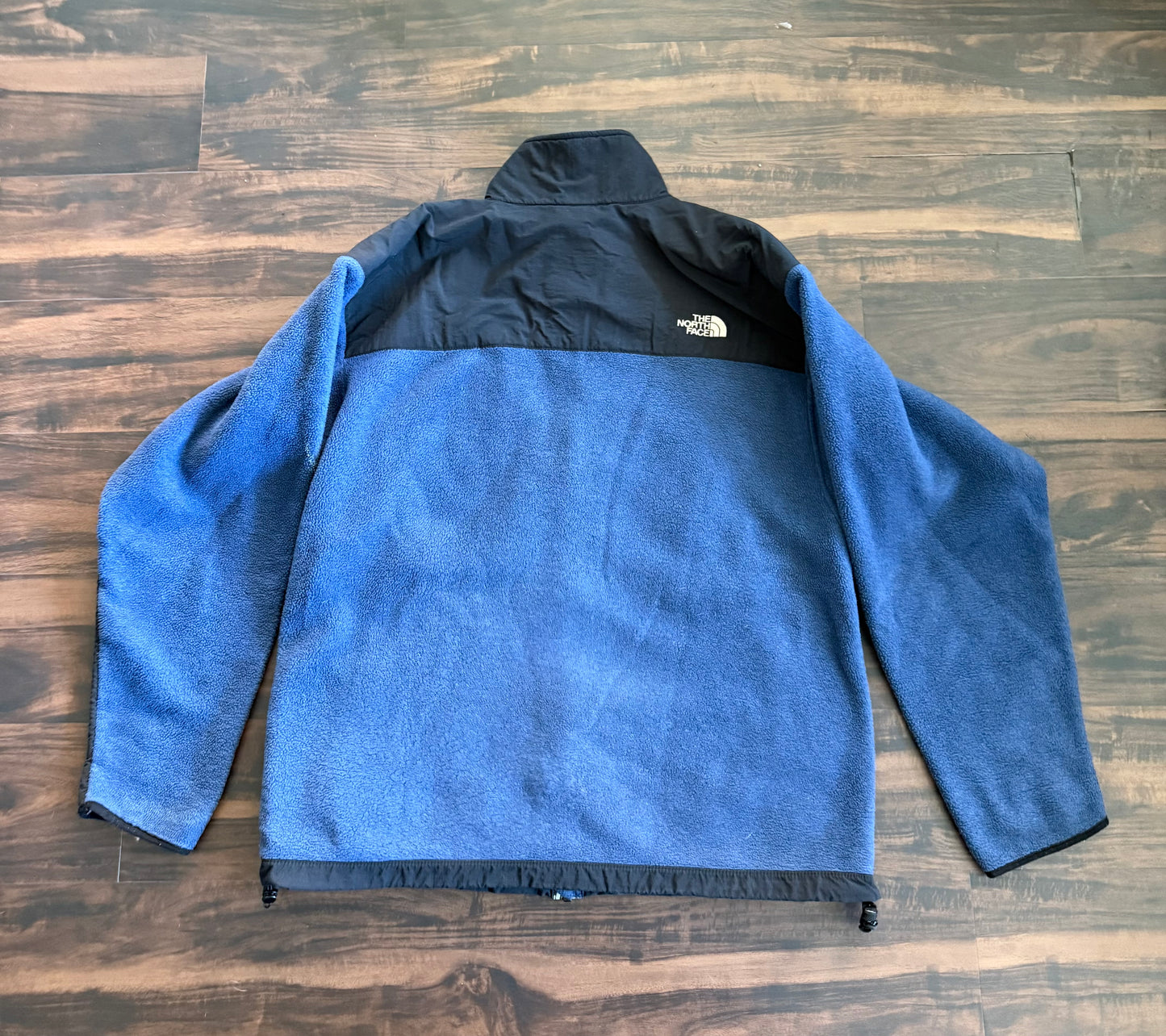 Vintage The North Face Tactical Navy Blue Fleece Zip-Up Jacket- L
