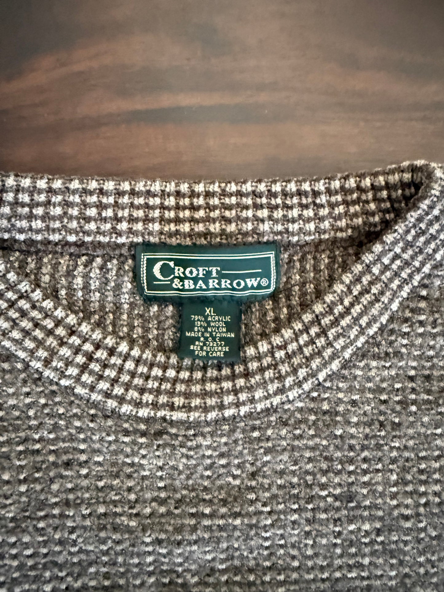 Vintage Croft & Barrow Earth Tone Blend Sweater- L