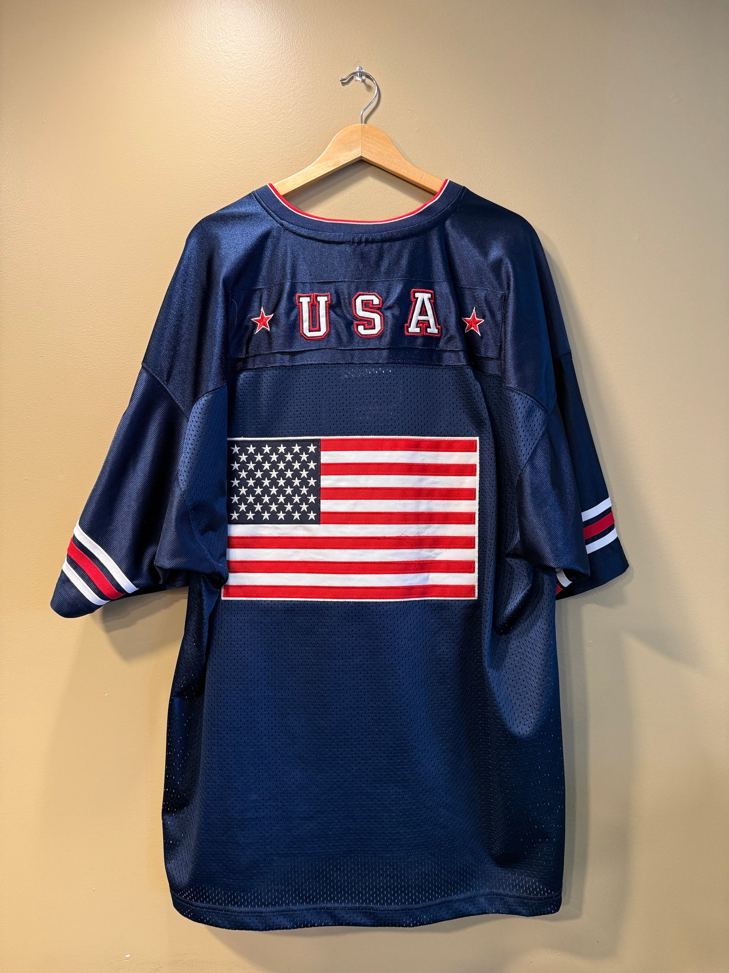 Vintage Y2K USA Football Jersey- XL