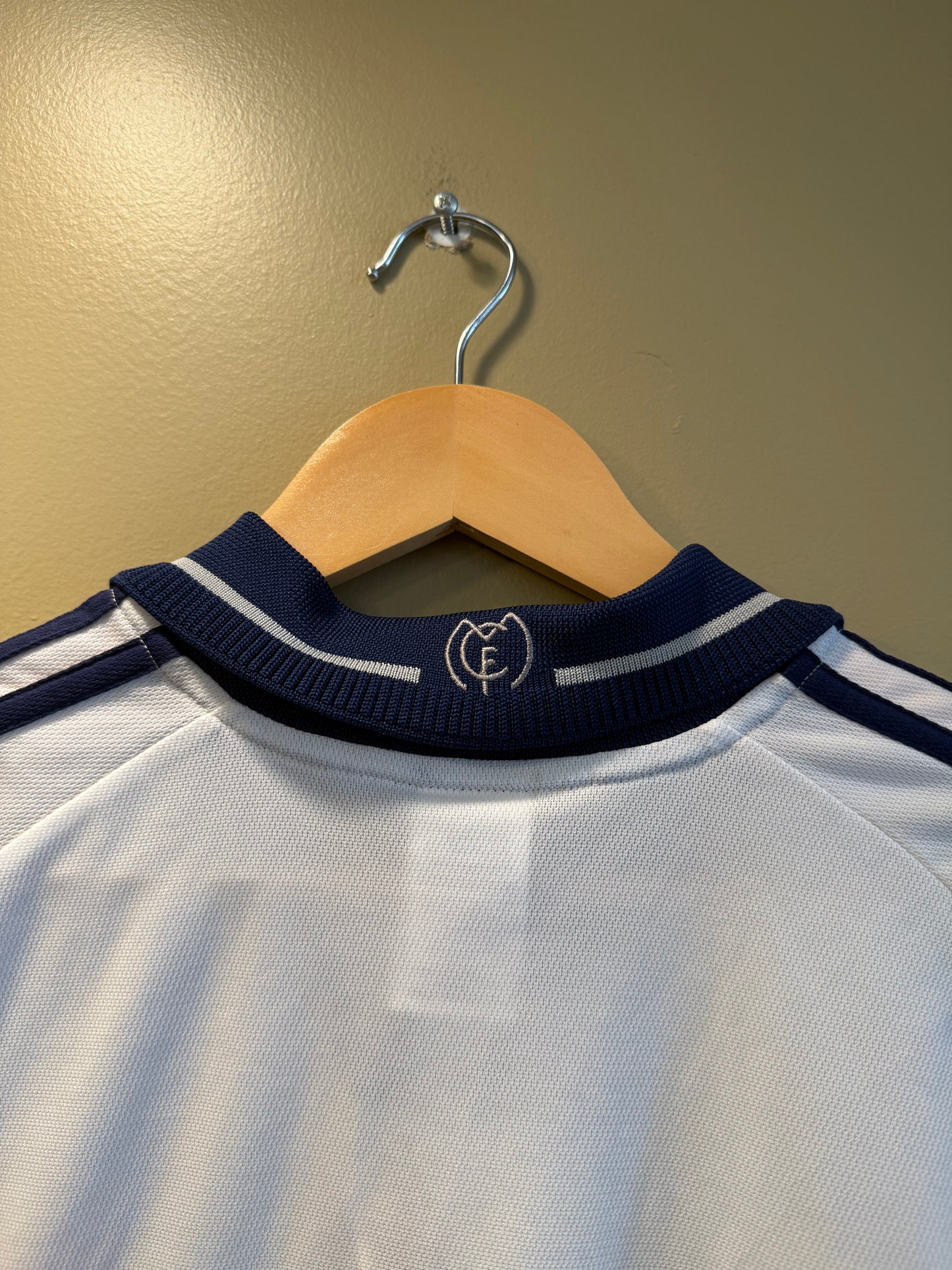 Vintage Adidas Real Madrid Teka 98-2000 White Soccer Jersey- M/L