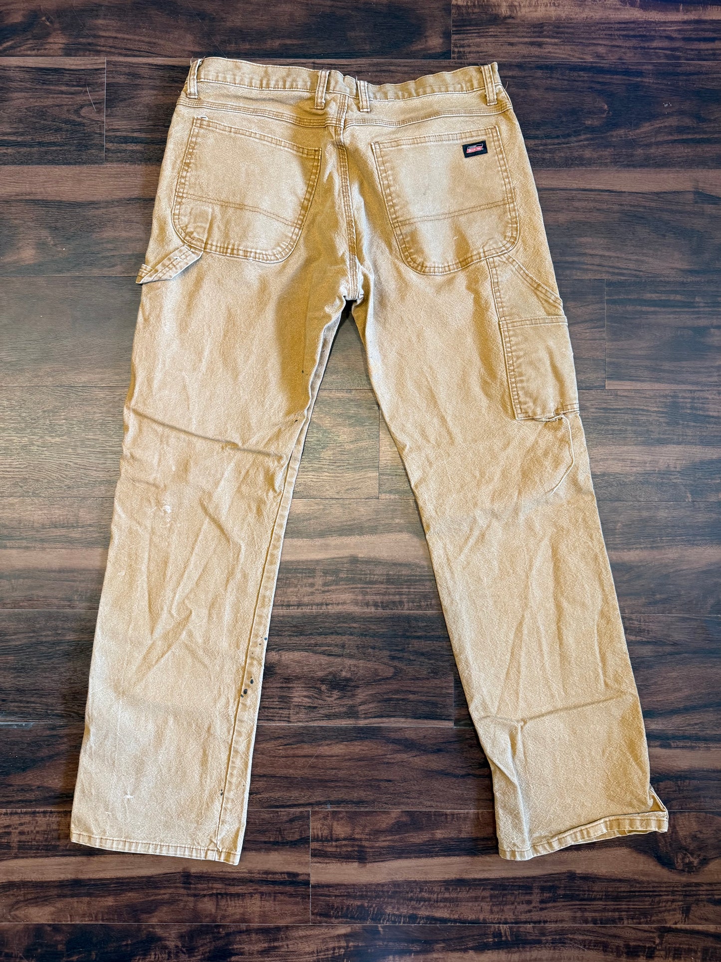 Vintage Dickies Distressed Tan Carpenter Pants- 36x33