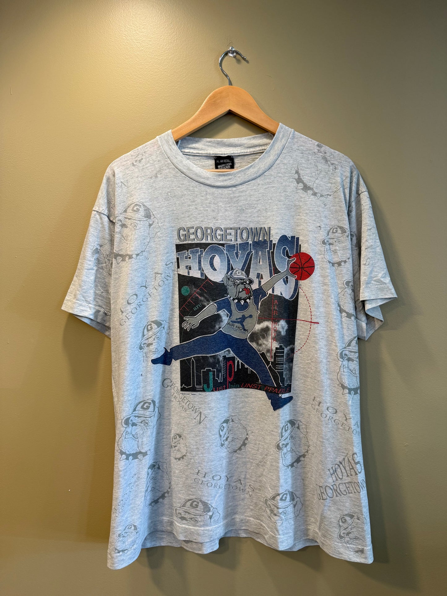 Vintage Georgetown Hoyas Air Hoya Jordan T-Shirt- XL