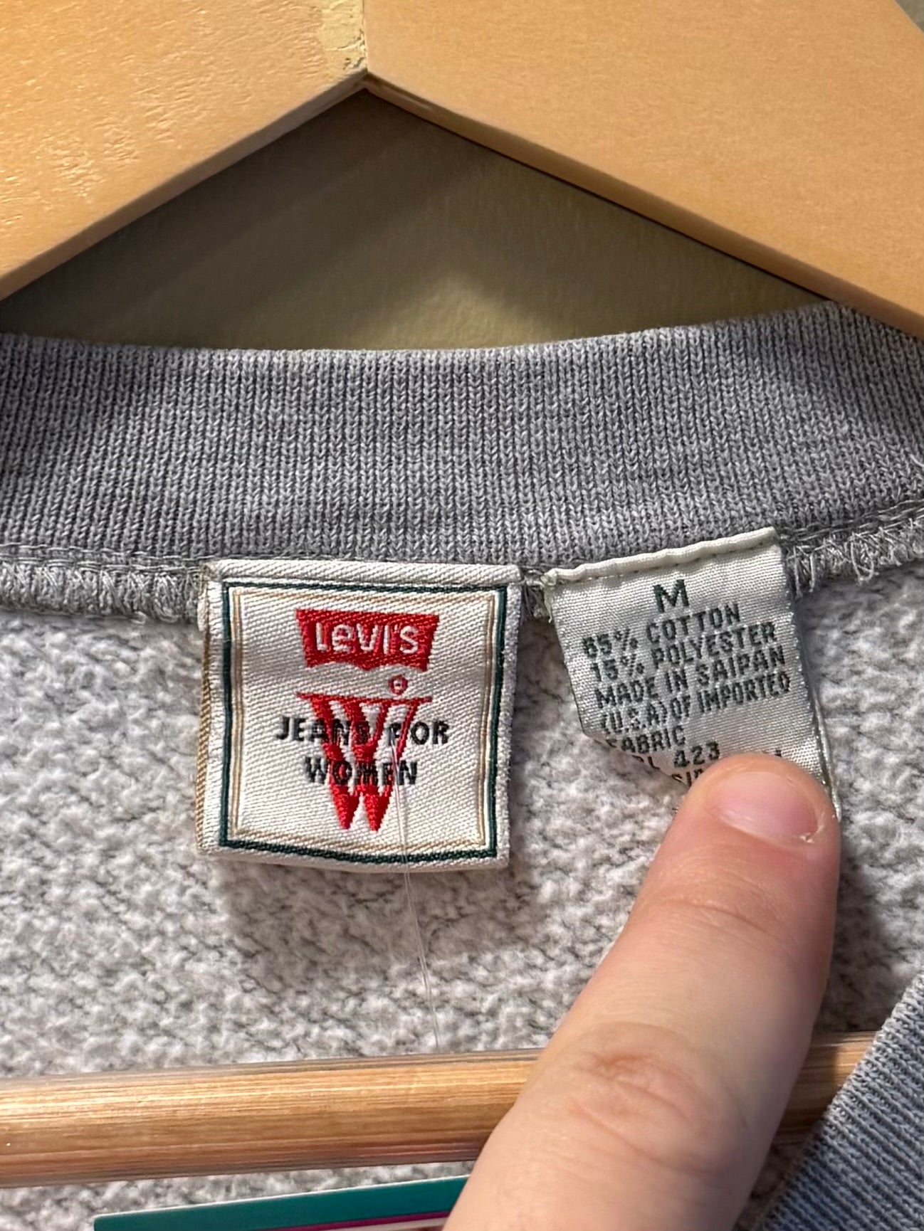 Vintage Levi’s Gray Crewneck Sweatshirt- M