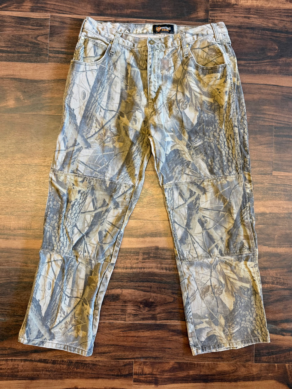 Vintage Outfitters Ridge Tree Camo Double Knee Work Pants- 34x29