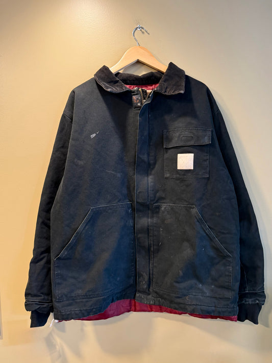 Vintage Northeast Outfitters Distressed Black Workwear Jacket- L