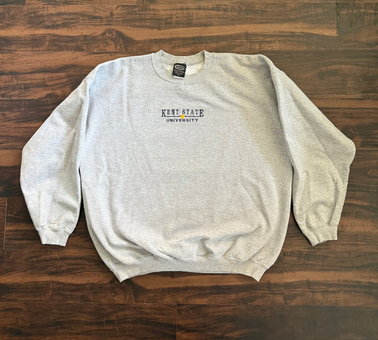 Vintage Kent State University Gray Crewneck Sweatshirt- XL