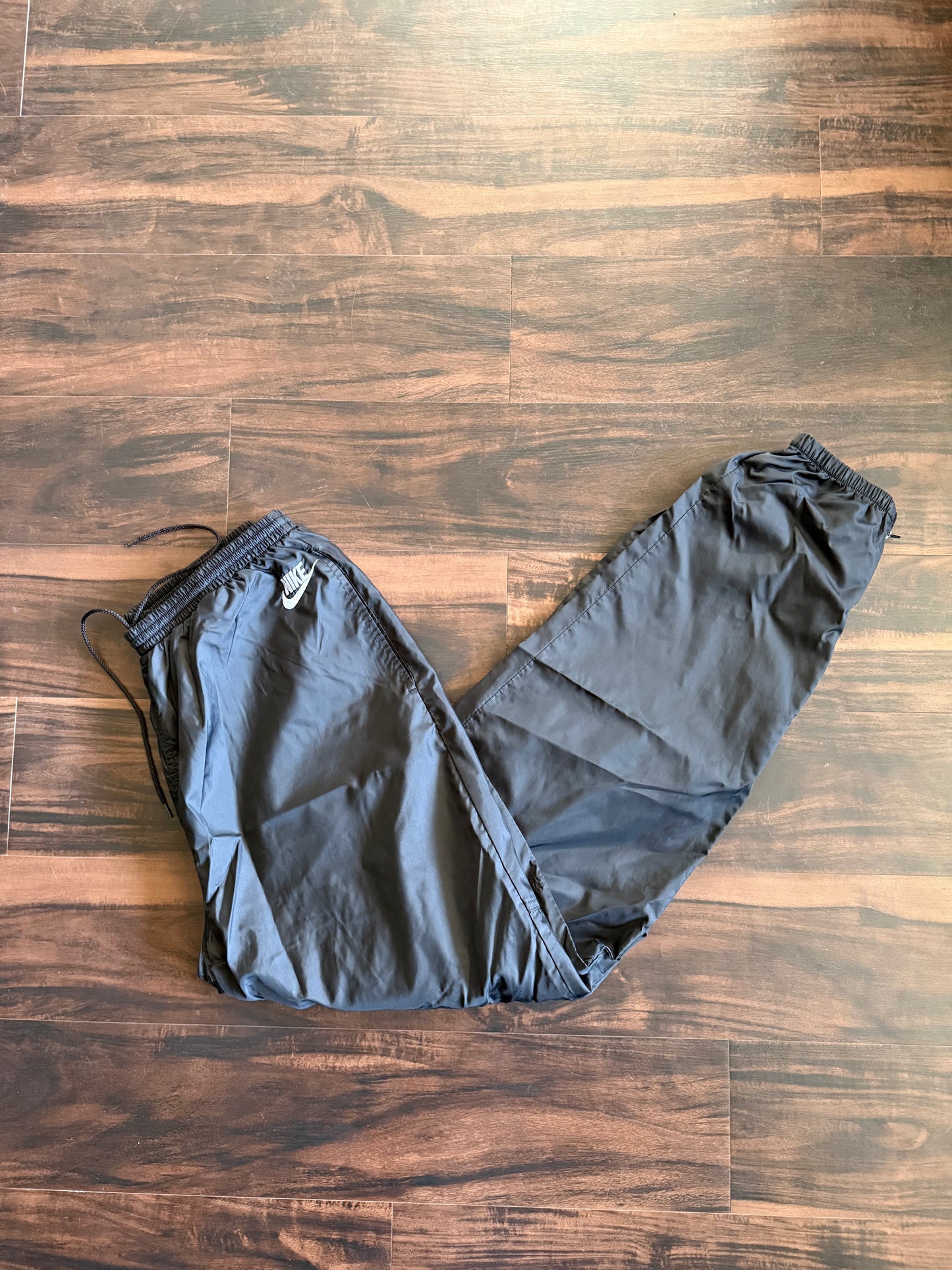 Vintage Nike Black & White Track Pants- 32x33