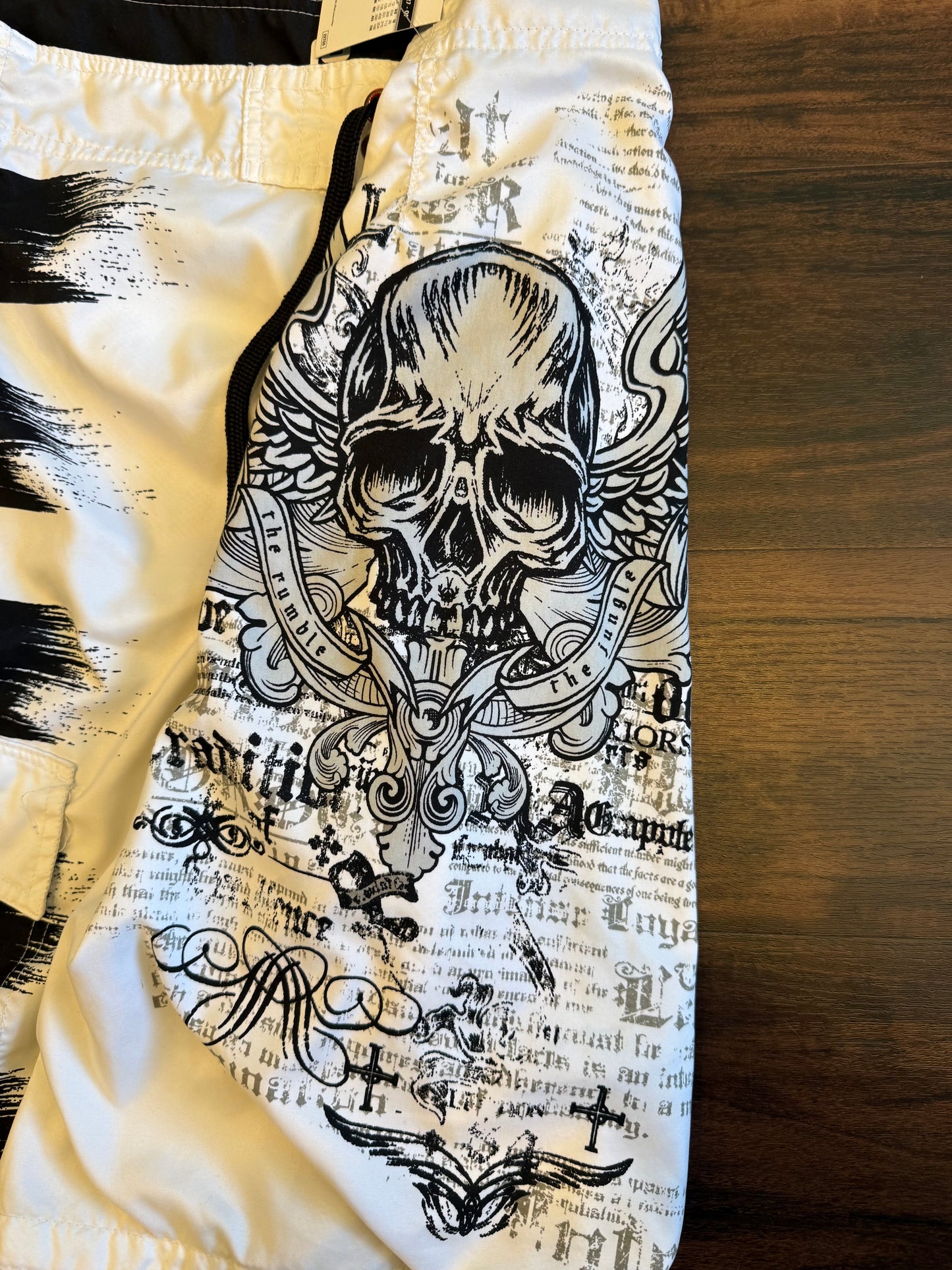 Vintage Y2K Gothic Board Shorts- 32