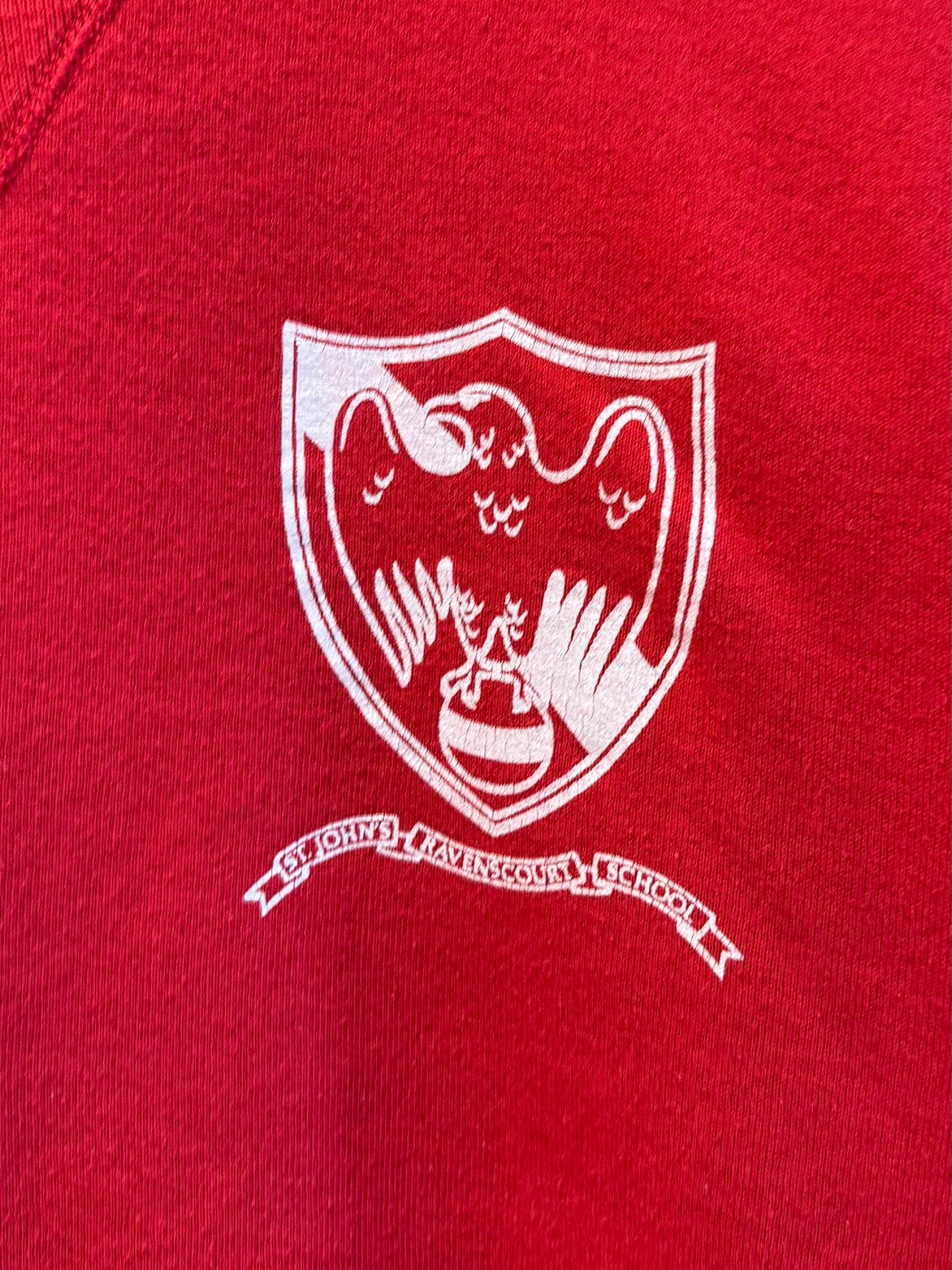 Vintage Russell Athletic St. John’s Red Crewneck Sweatshirt- S