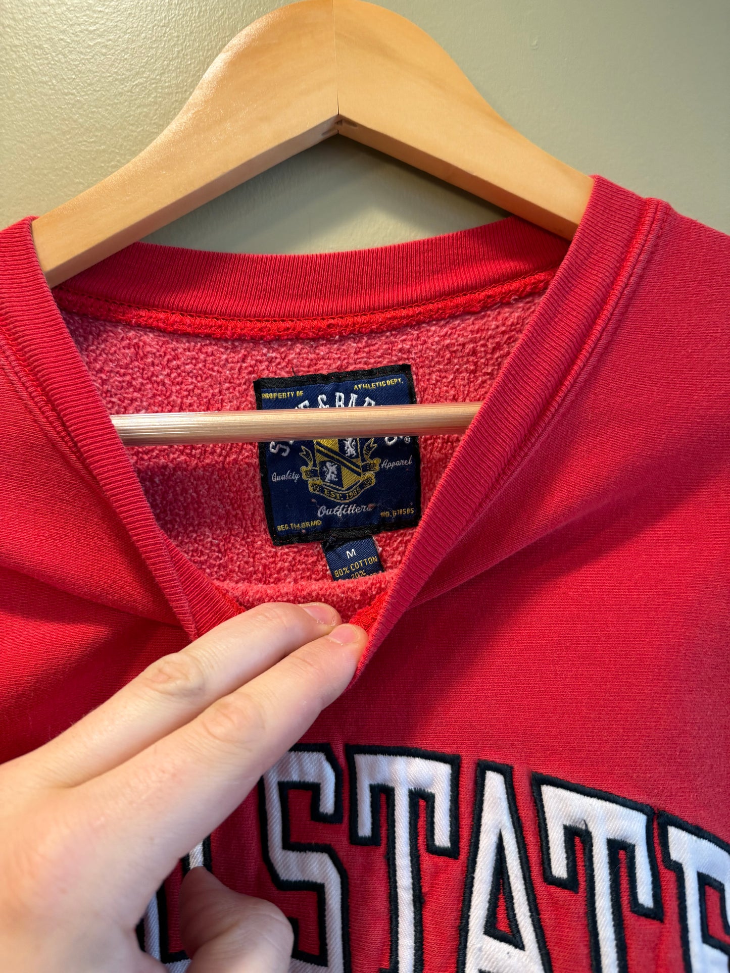 Vintage Ohio State University Red Sweatshirt- M