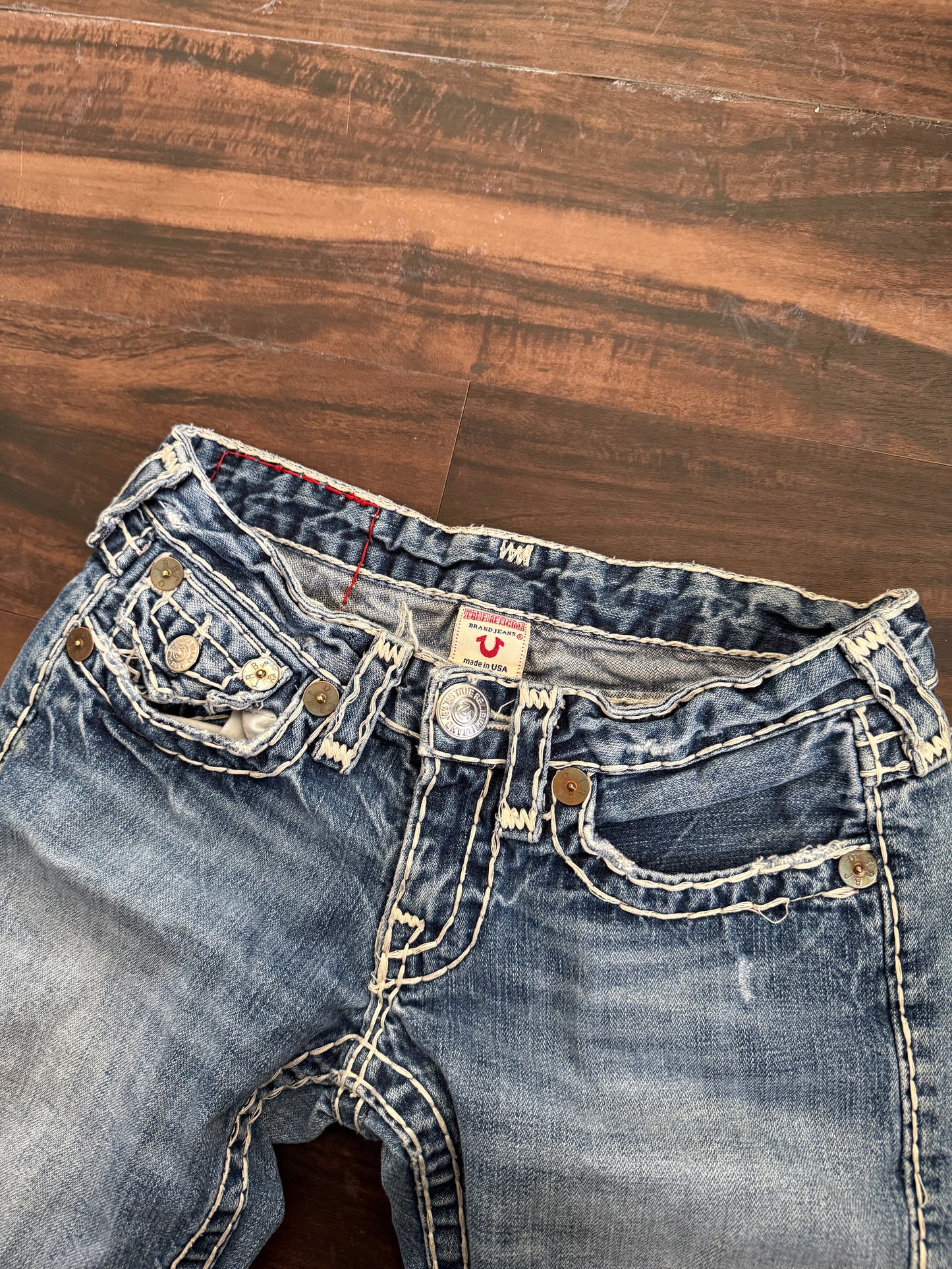 Vintage True Religion Flared Denim Jeans- 28x28