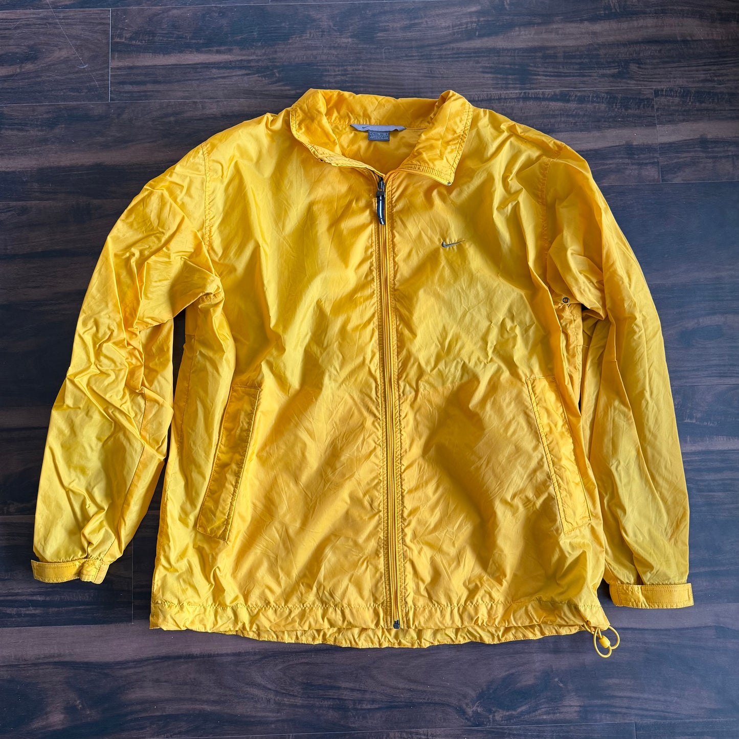 Vintage Nike Yellow Zip-Up Windbreaker Jacket- XL