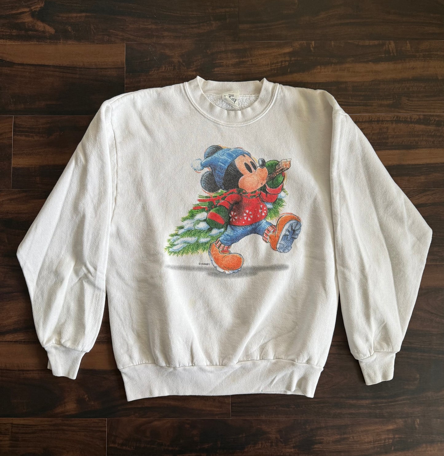 Vintage Disney Mickey’s Winter Wonderland 1996 Crewneck Sweatshirt- S/M
