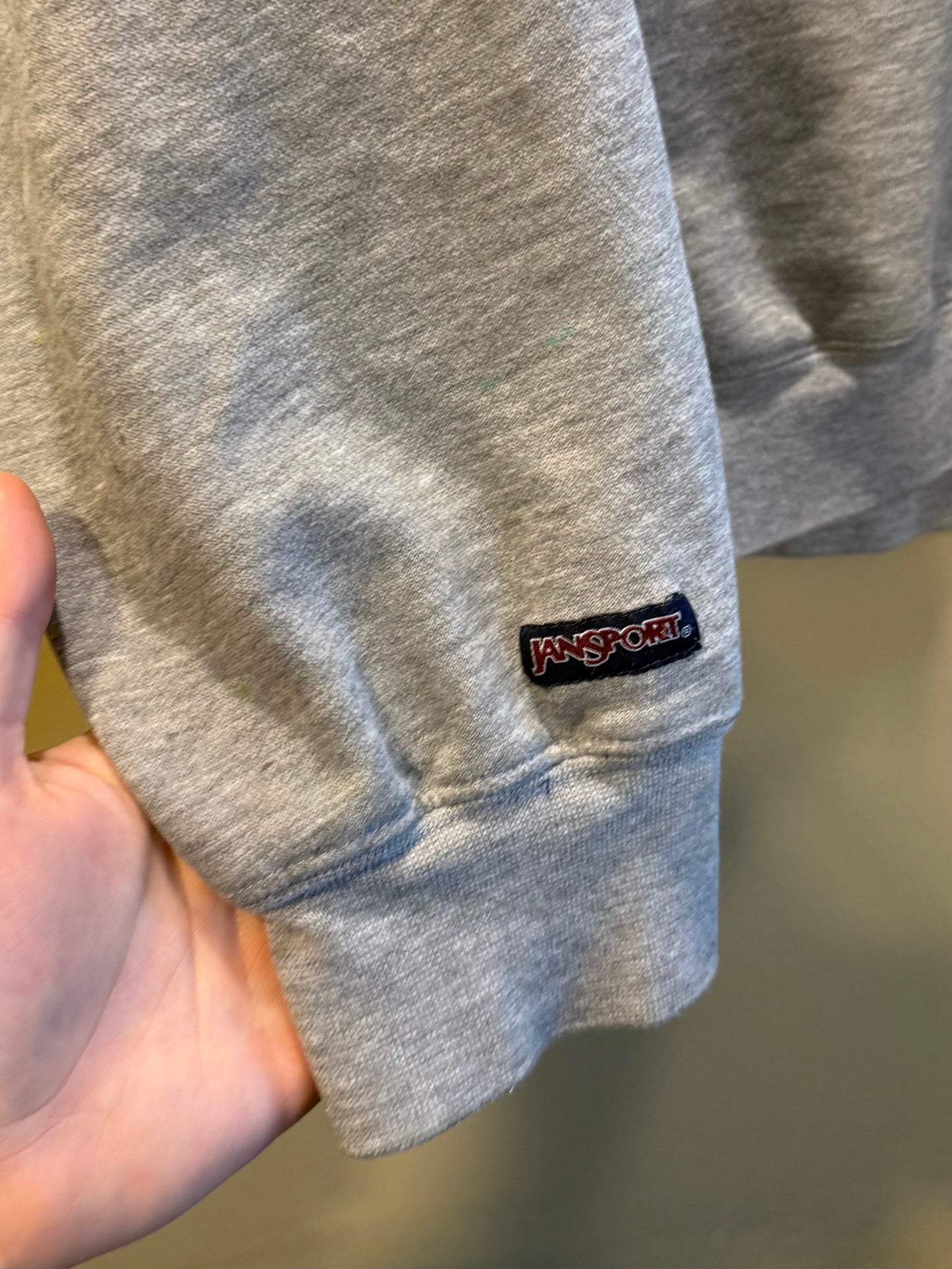 Vintage New York University Gray Hoodie Sweatshirt- XXL